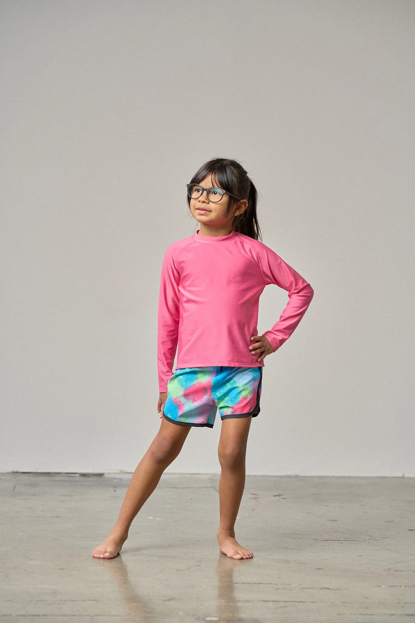 Rash Guard - Pink,Kids