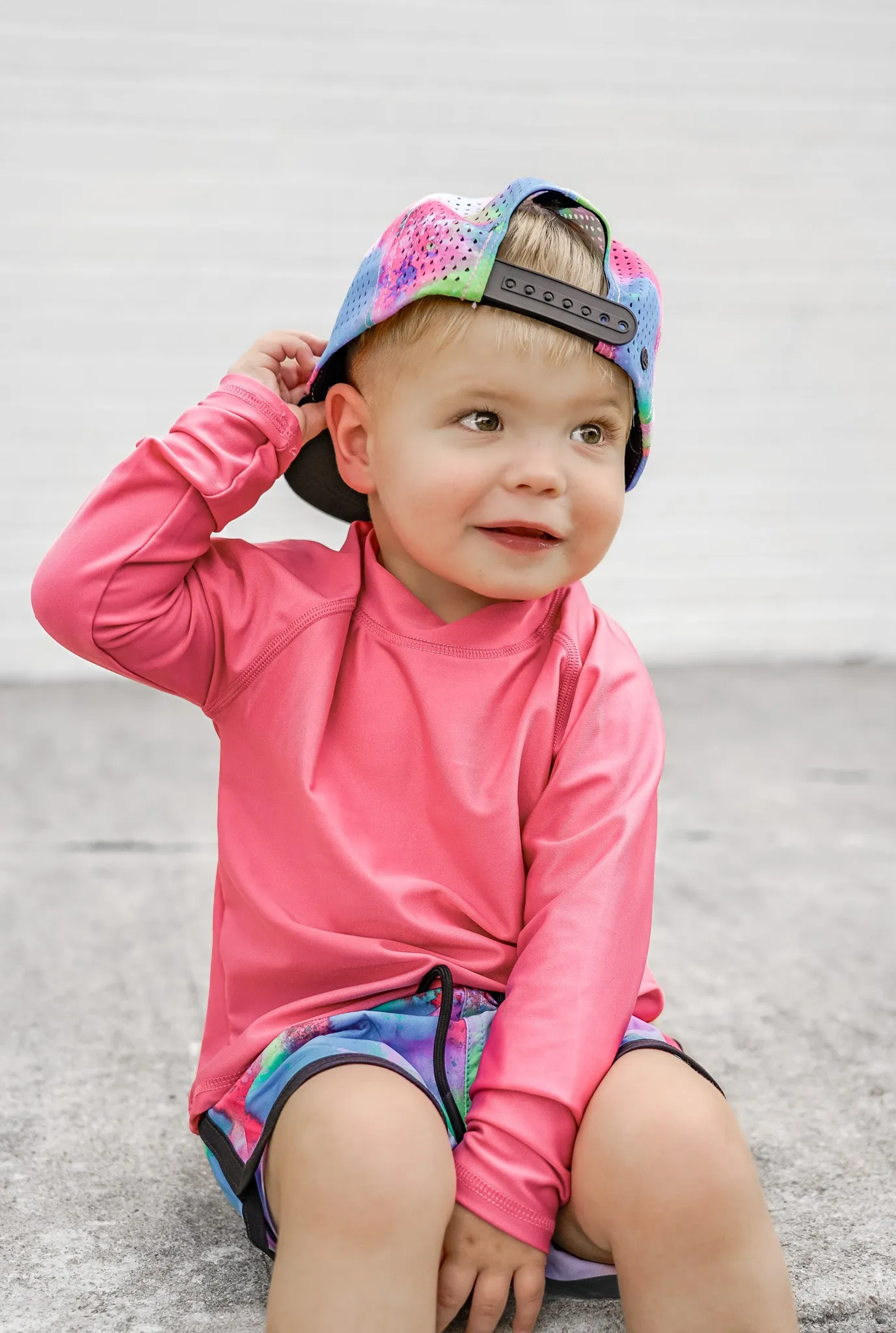 Rash Guard - Pink,Kids
