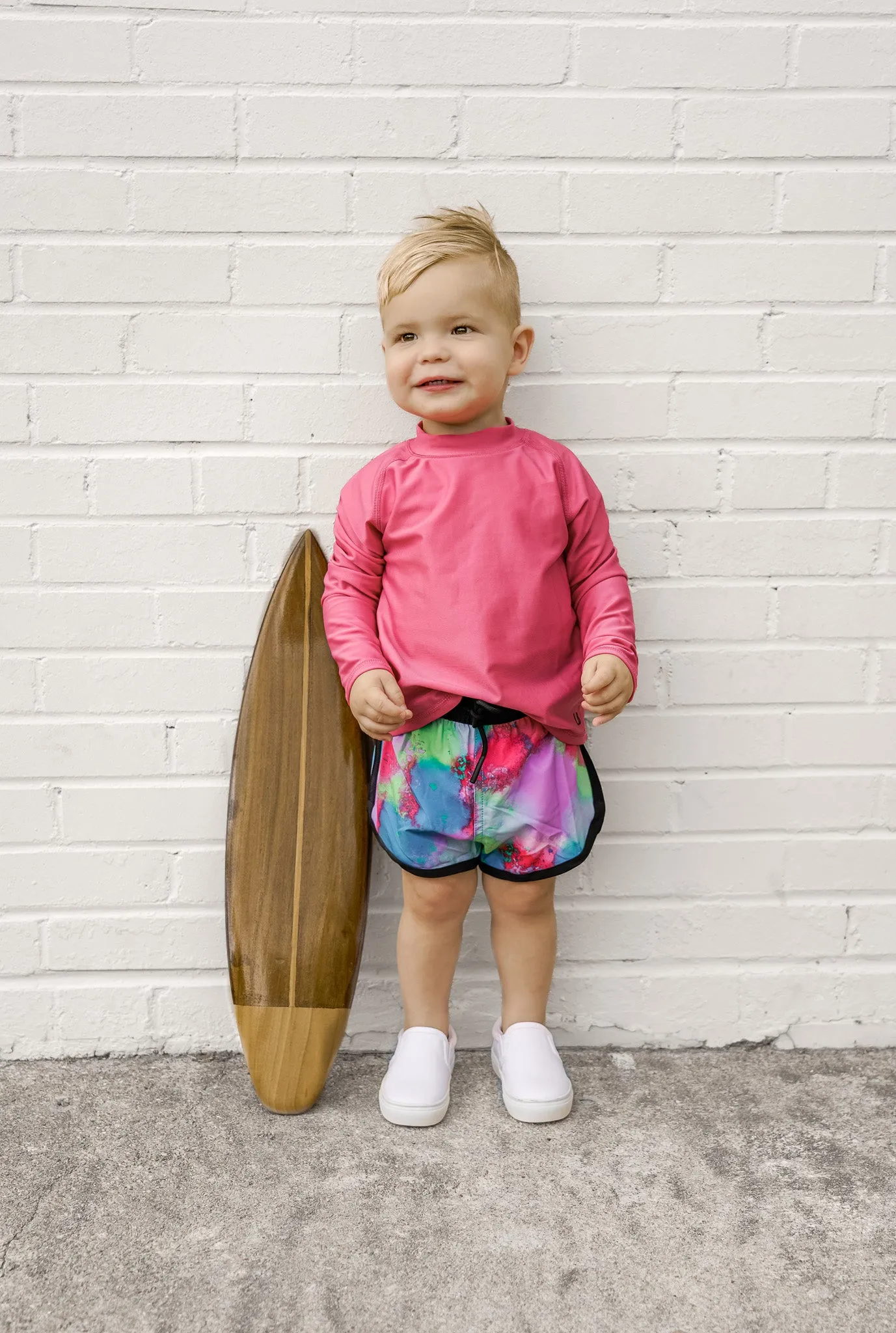 Rash Guard - Pink,Kids