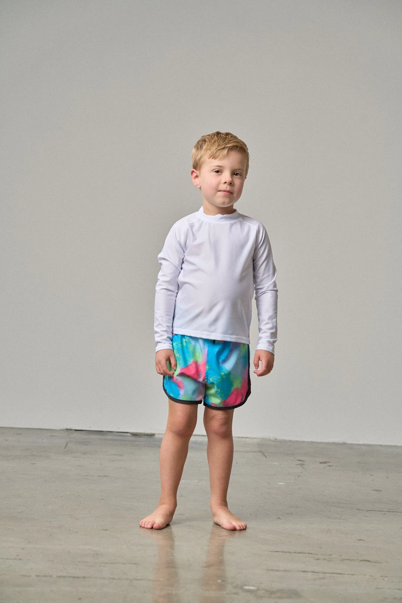 Rash Guard - White,Kids