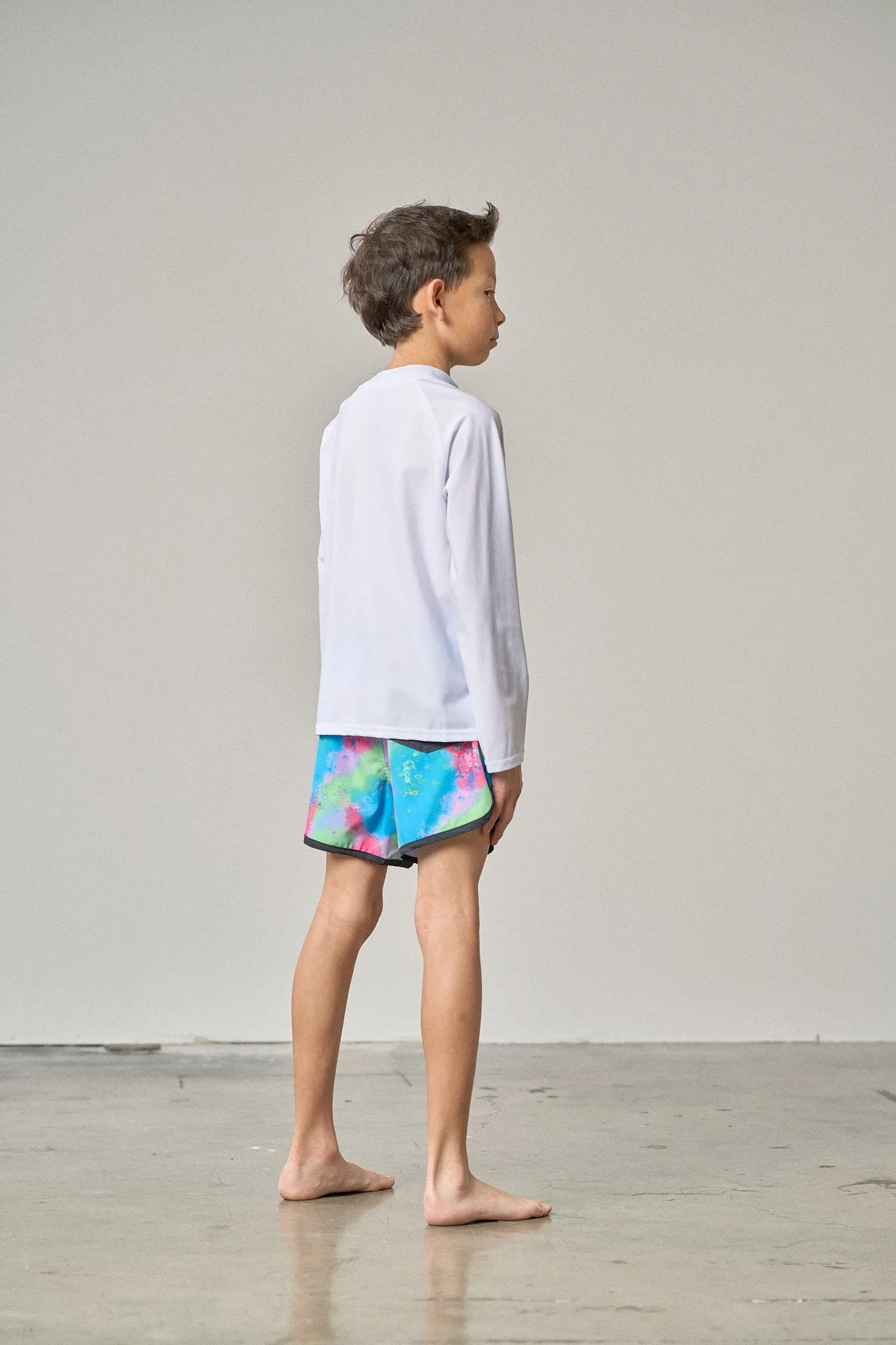 Rash Guard - White,Kids