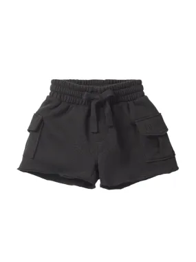 Raw Edge Cargo Short - Black,Kids