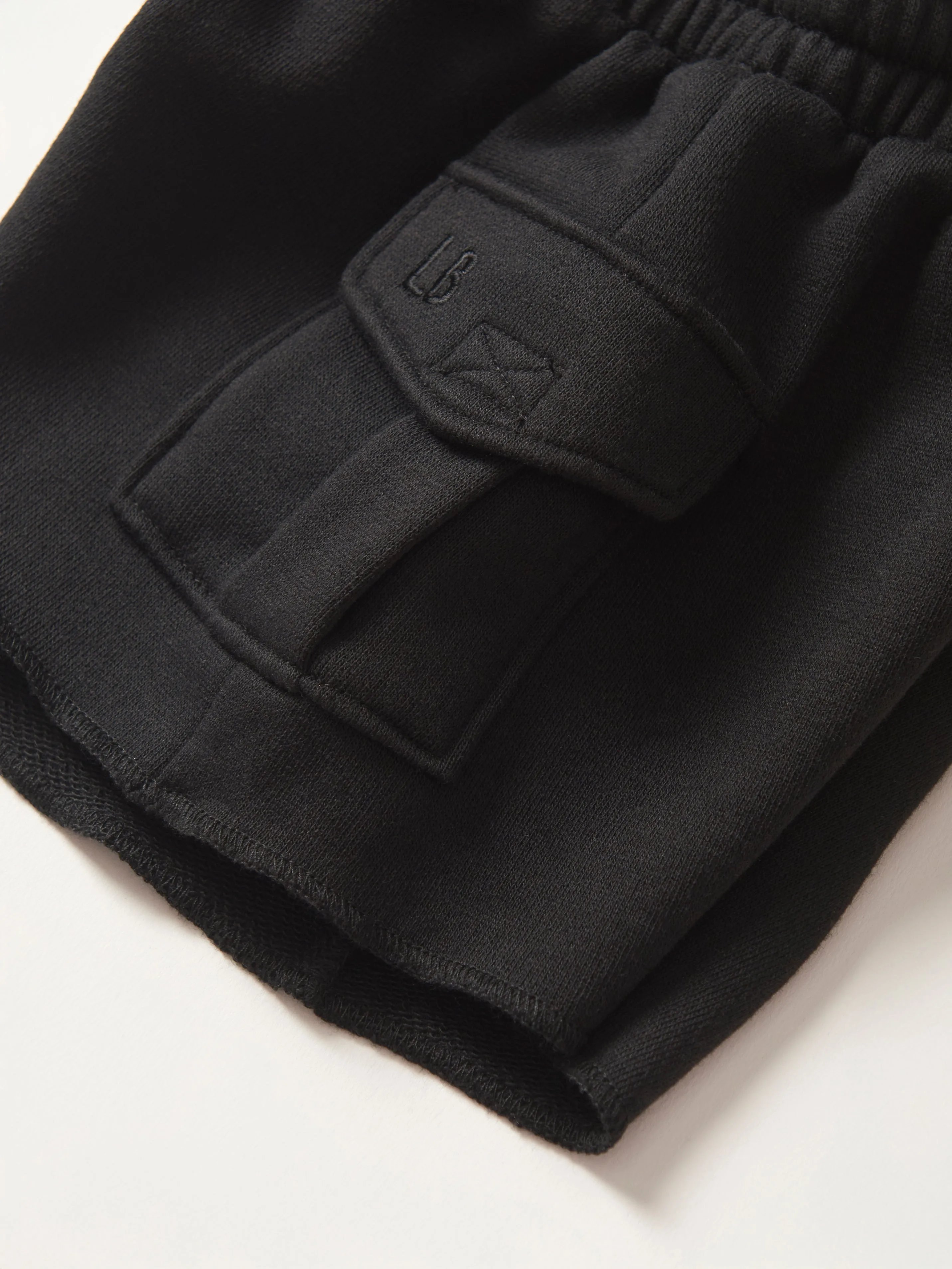 Raw Edge Cargo Short - Black,Kids