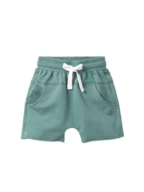 Raw Edge Harem Short - Teal,Kids