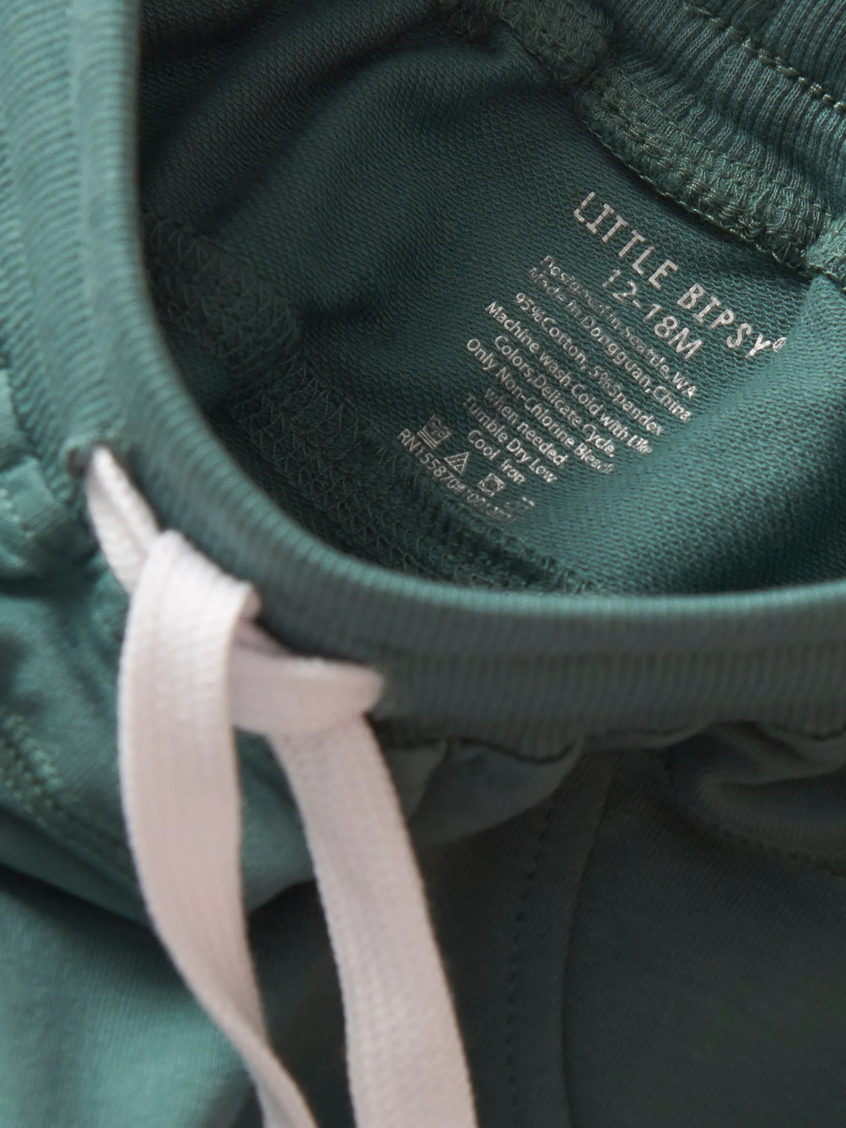 Raw Edge Harem Short - Teal,Kids