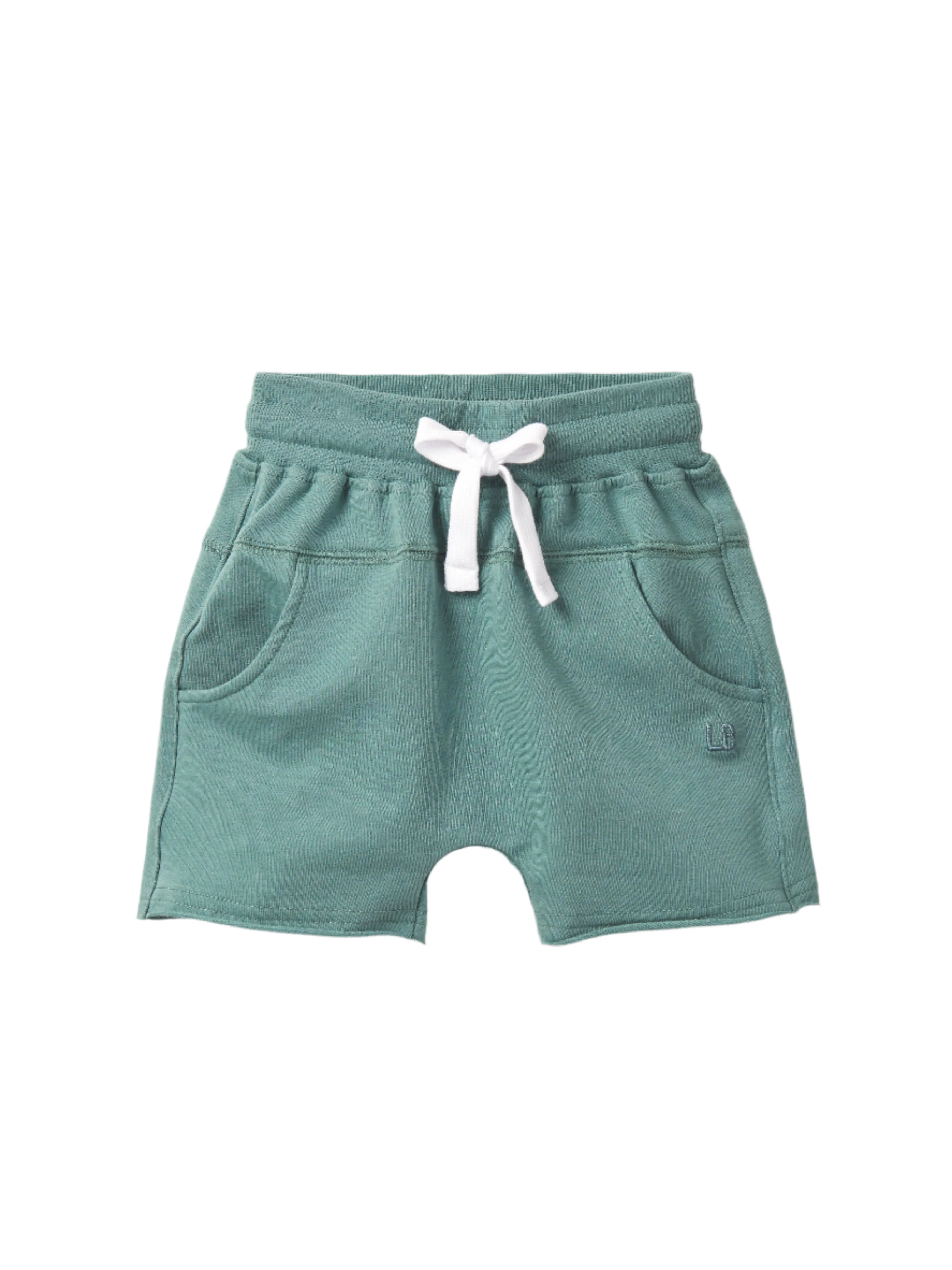 Raw Edge Harem Short - Teal,Kids