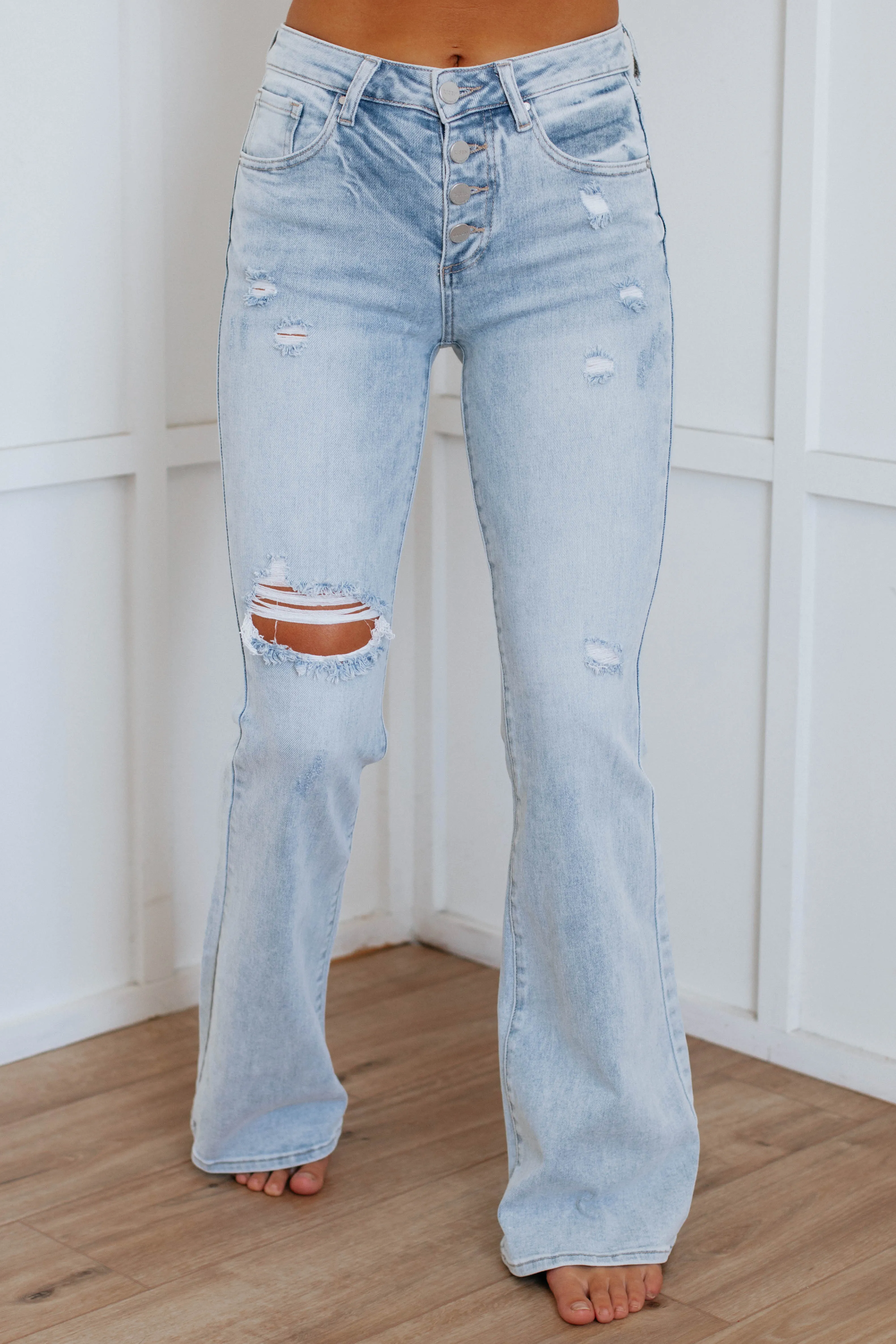 Rayna Risen Jeans - Light Wash,Jeans Women