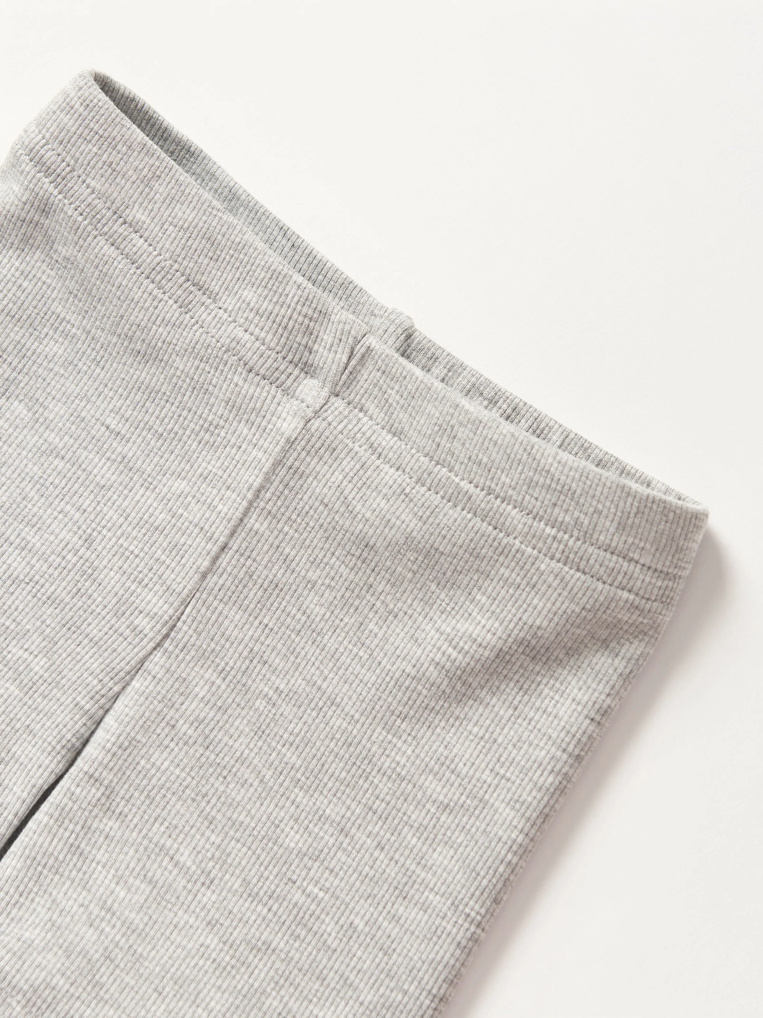 Ribbed Biker Short - Grey,Kids