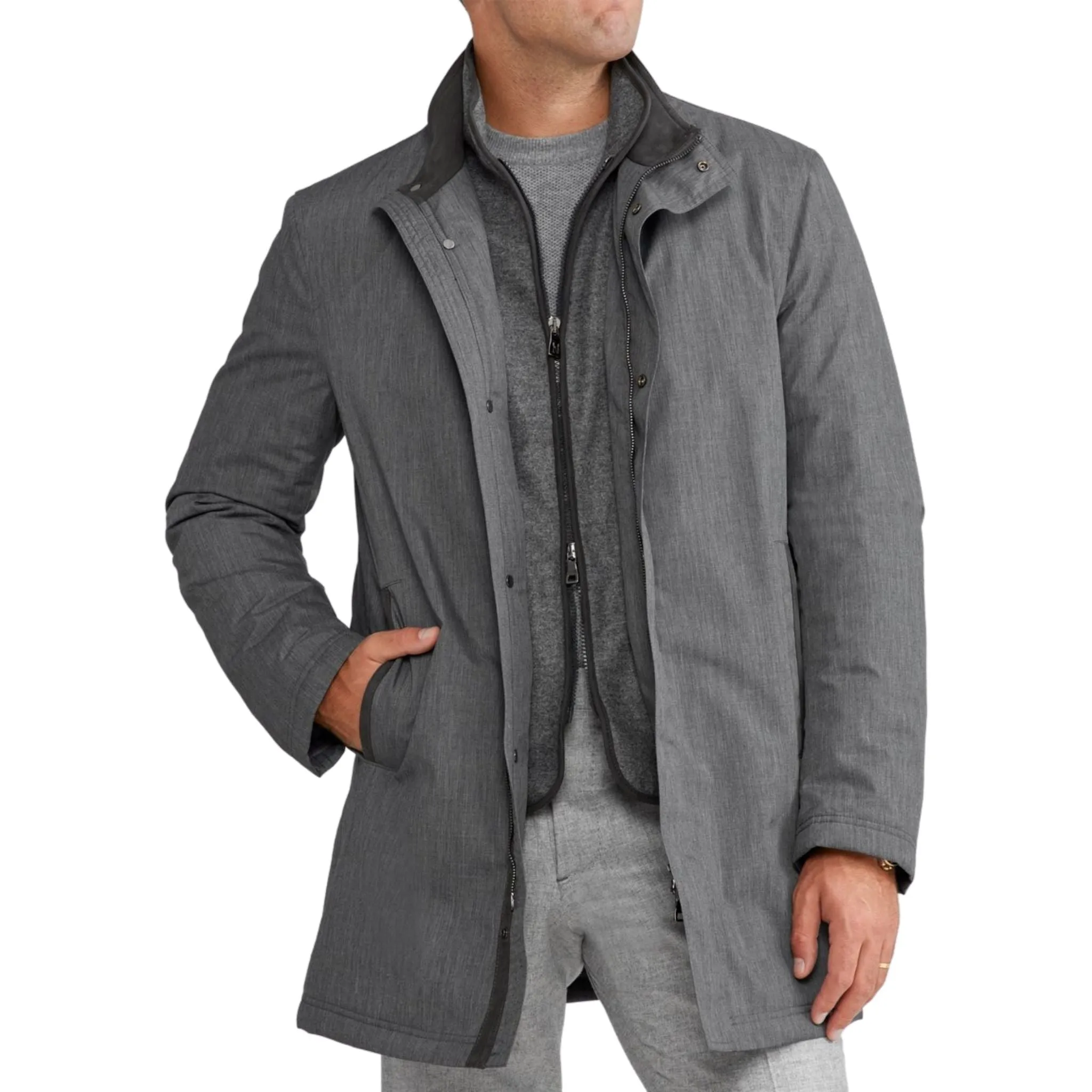 Robert Car Coat,Men