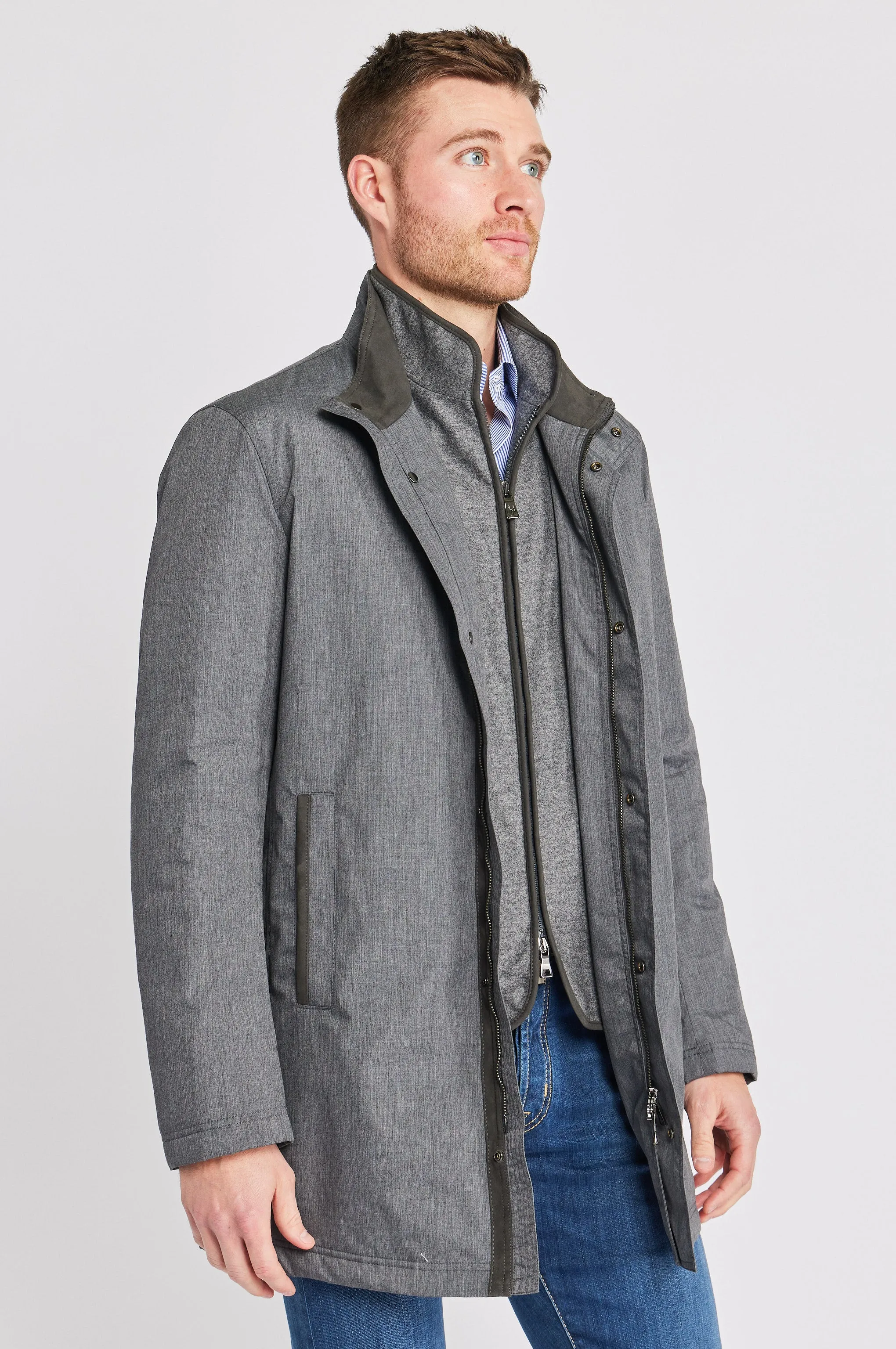 Robert Car Coat,Men