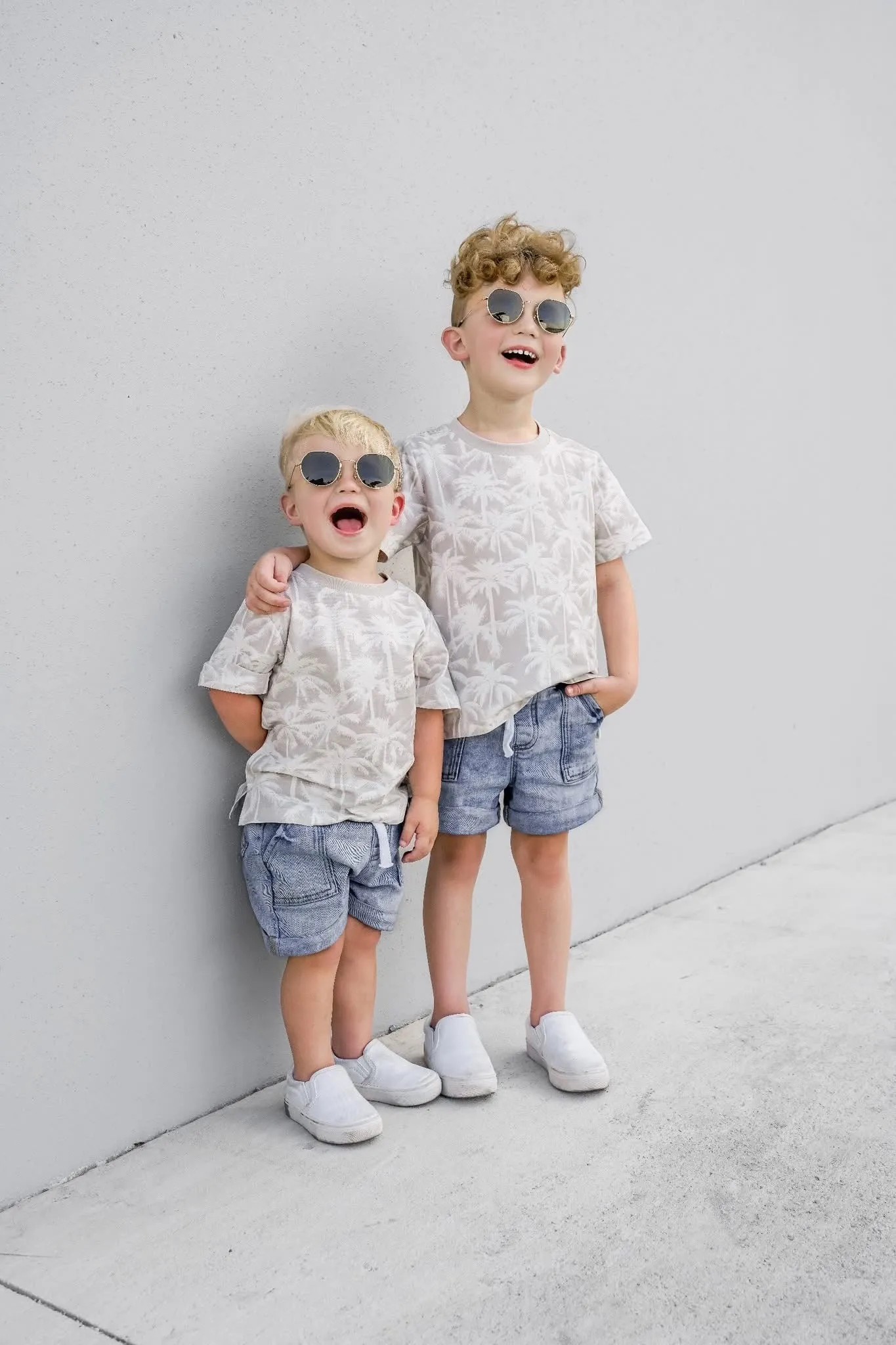 Rolled Denim Short - Light Wash,Kids