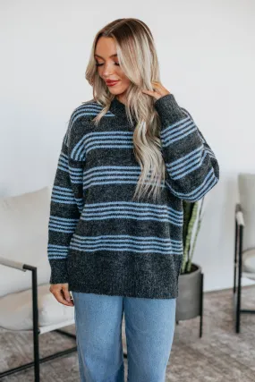 Ronnie Striped Sweater,Women Sweater