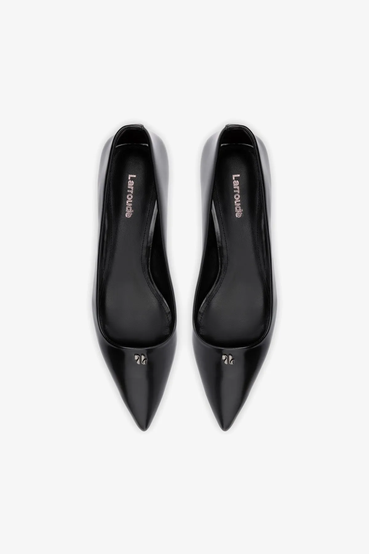 Ruth Pump In Black Box Leather,Women Heel