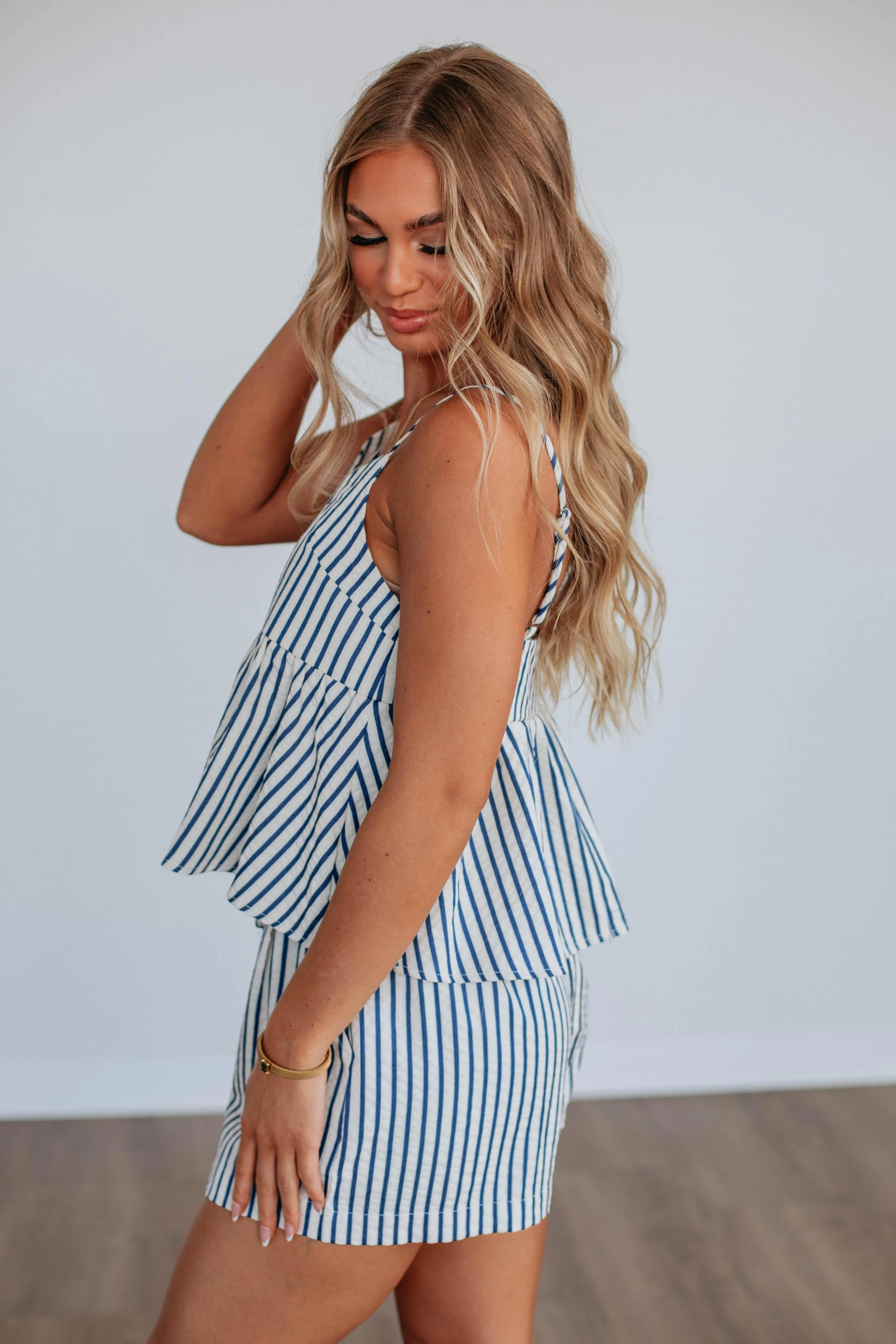 Ryleigh Striped Tank,Women Tank