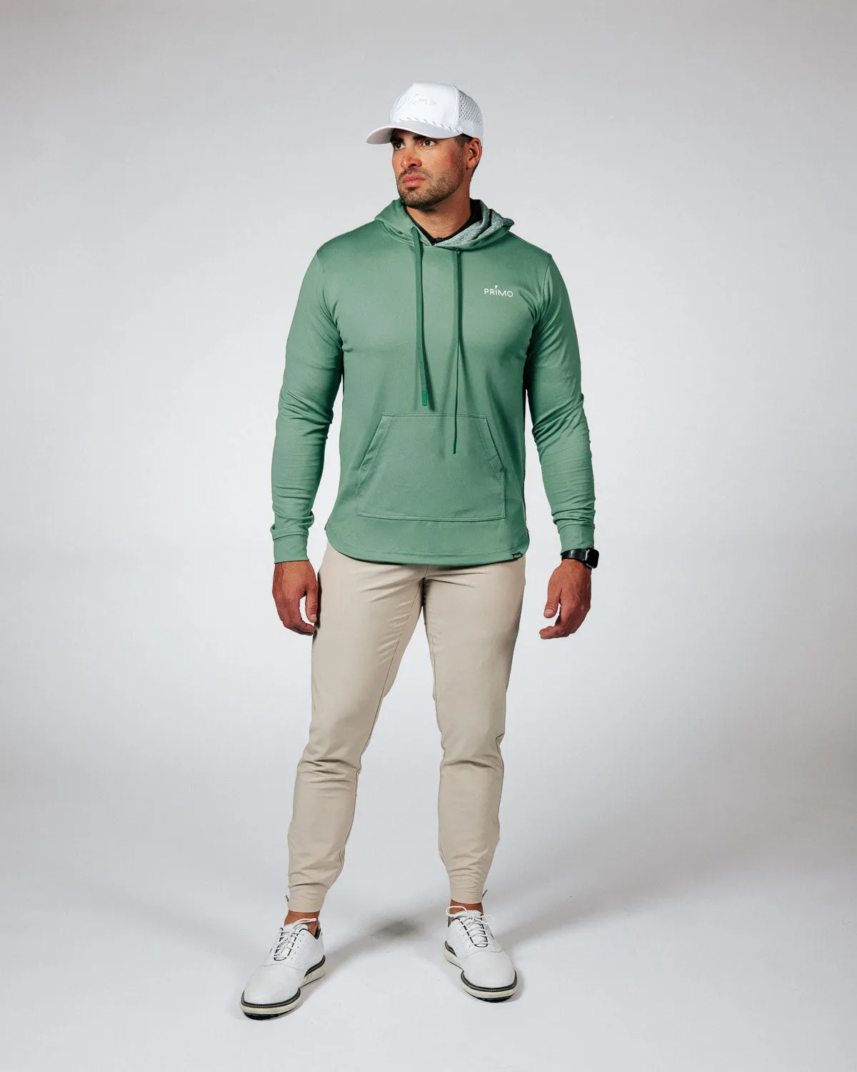 Sage Sandstone Golf Hoodie,Men
