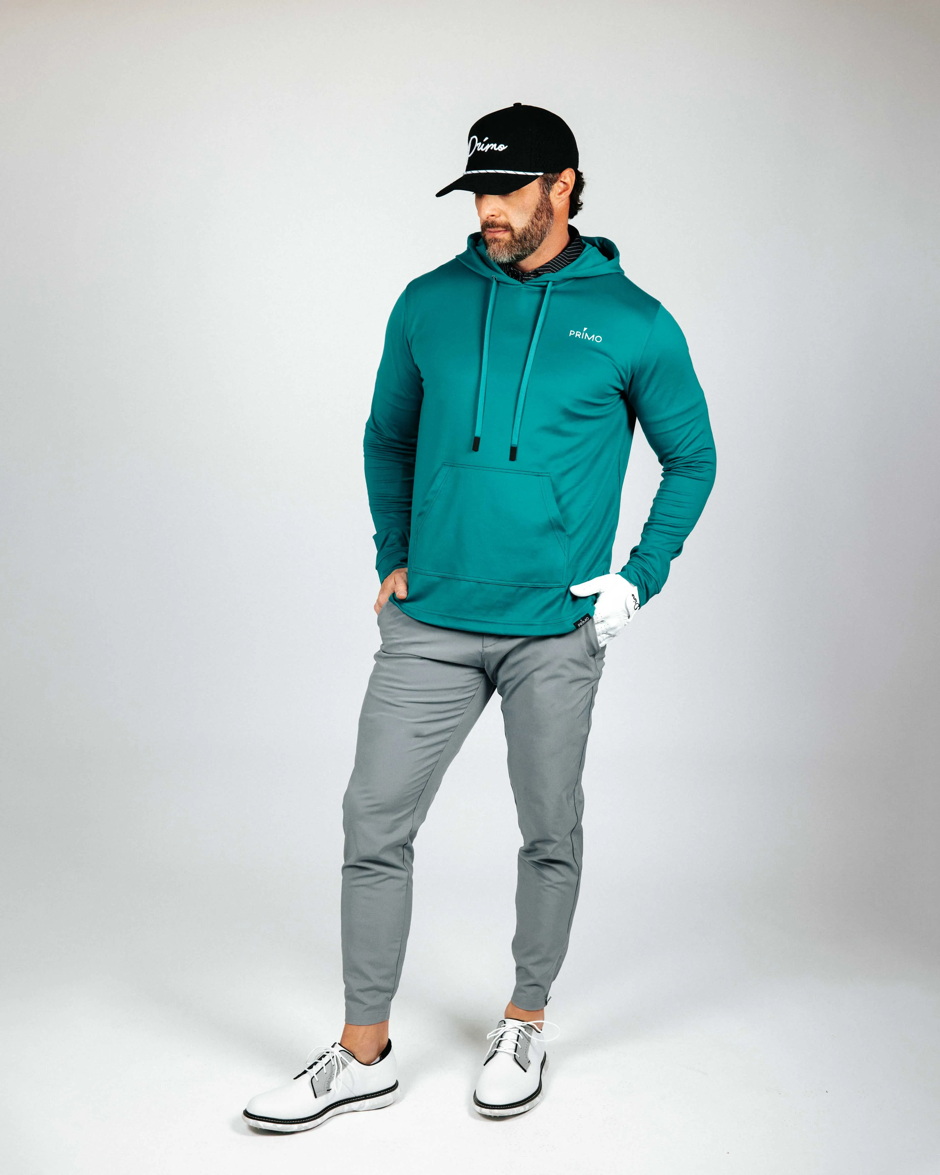 Sequoia Green Golf Hoodie,Men