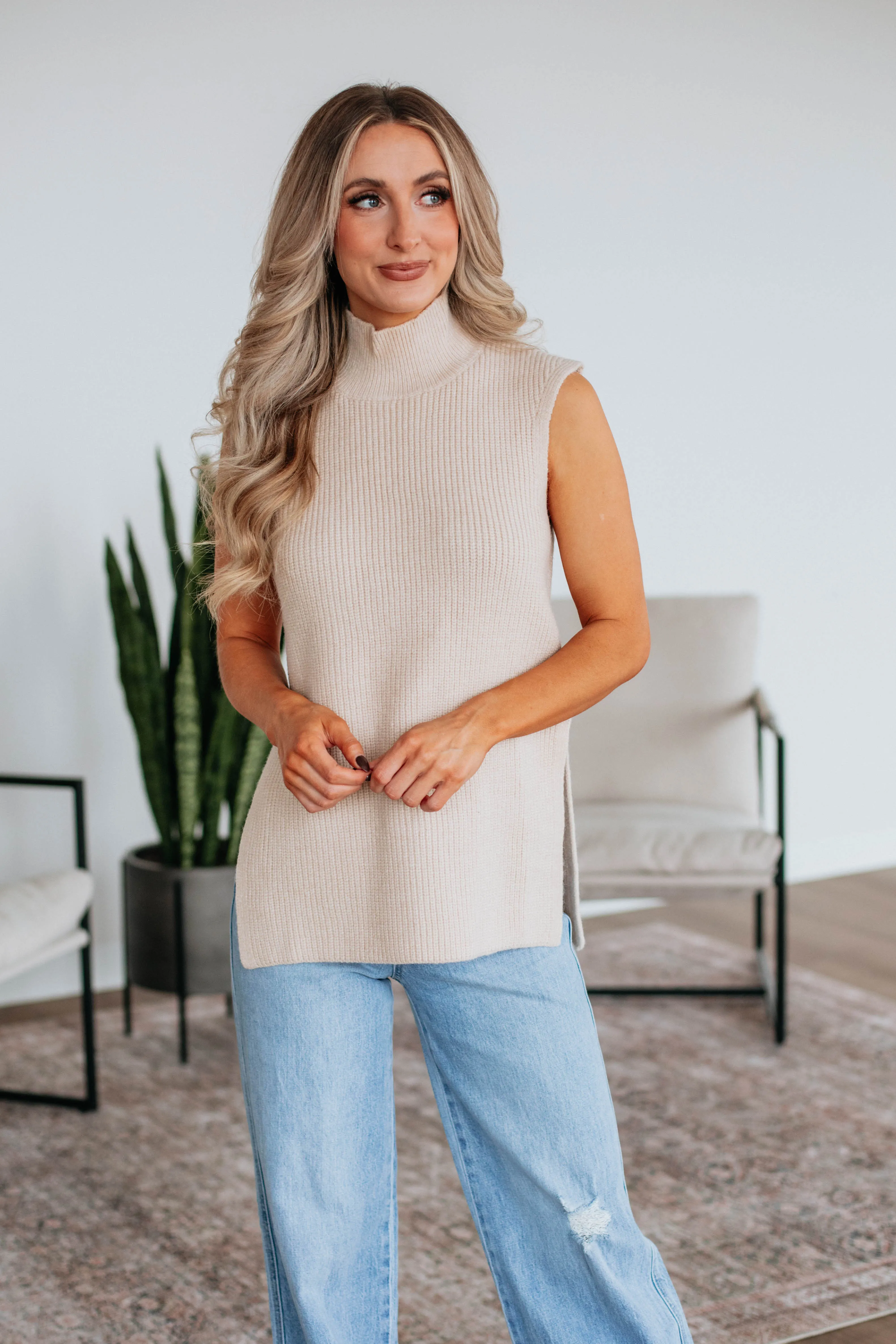 Sophia Sweater Top - Cream,Women Sweater
