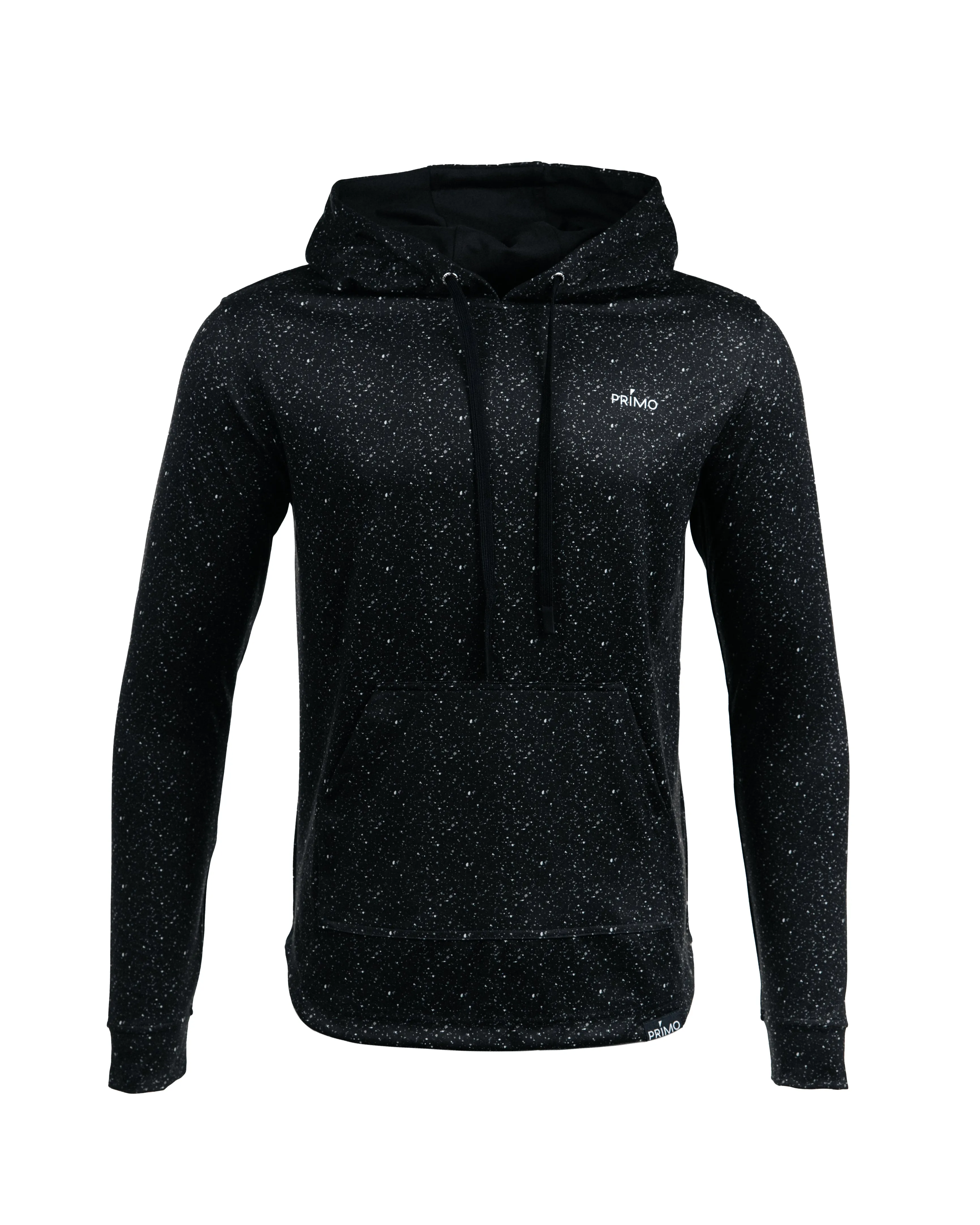 Speckled Black Golf Hoodie,Men