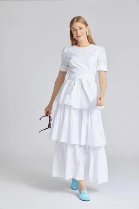 Stacy Dress in White Floral,Women