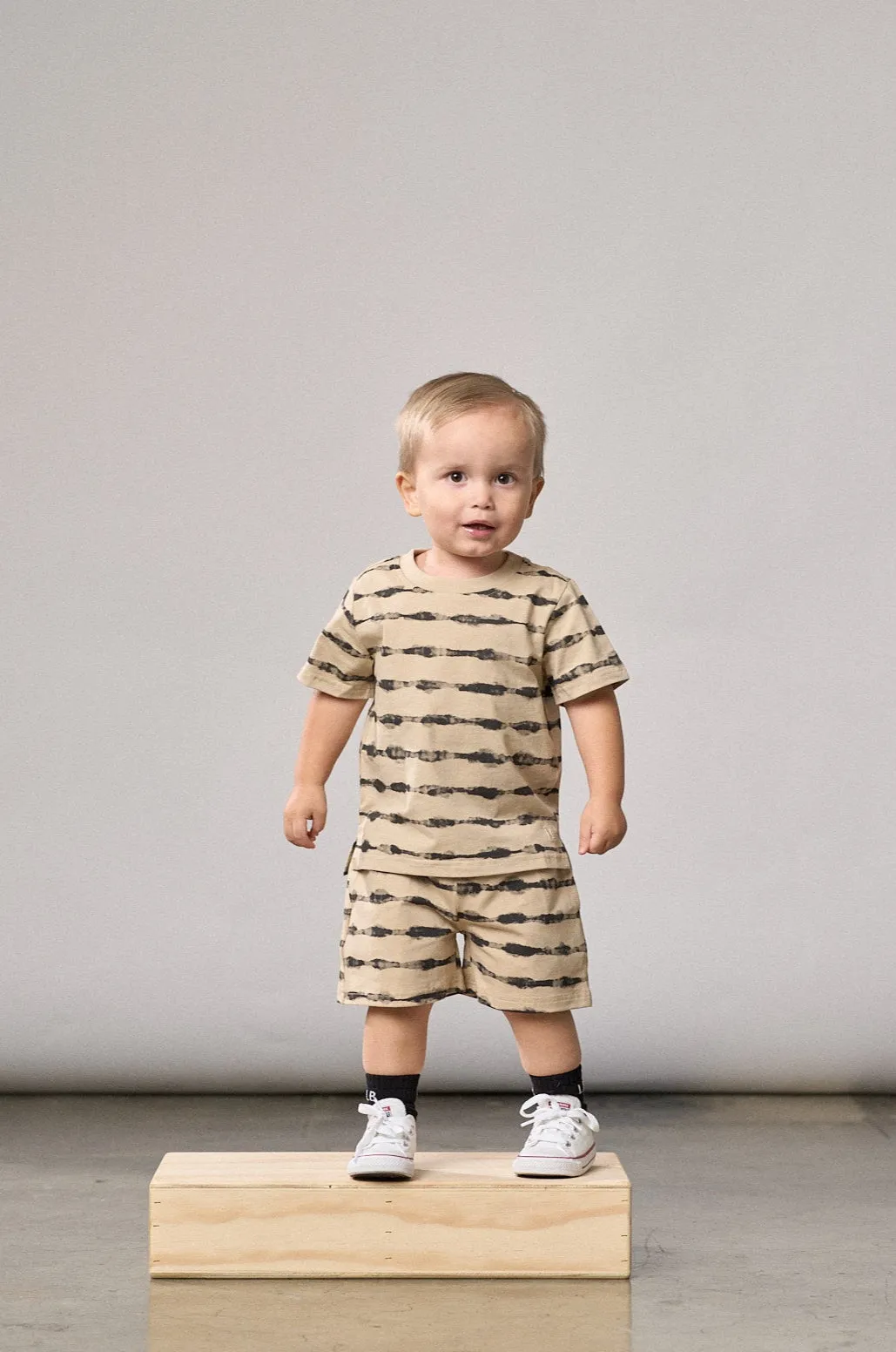 Static Stripe Short,Kids
