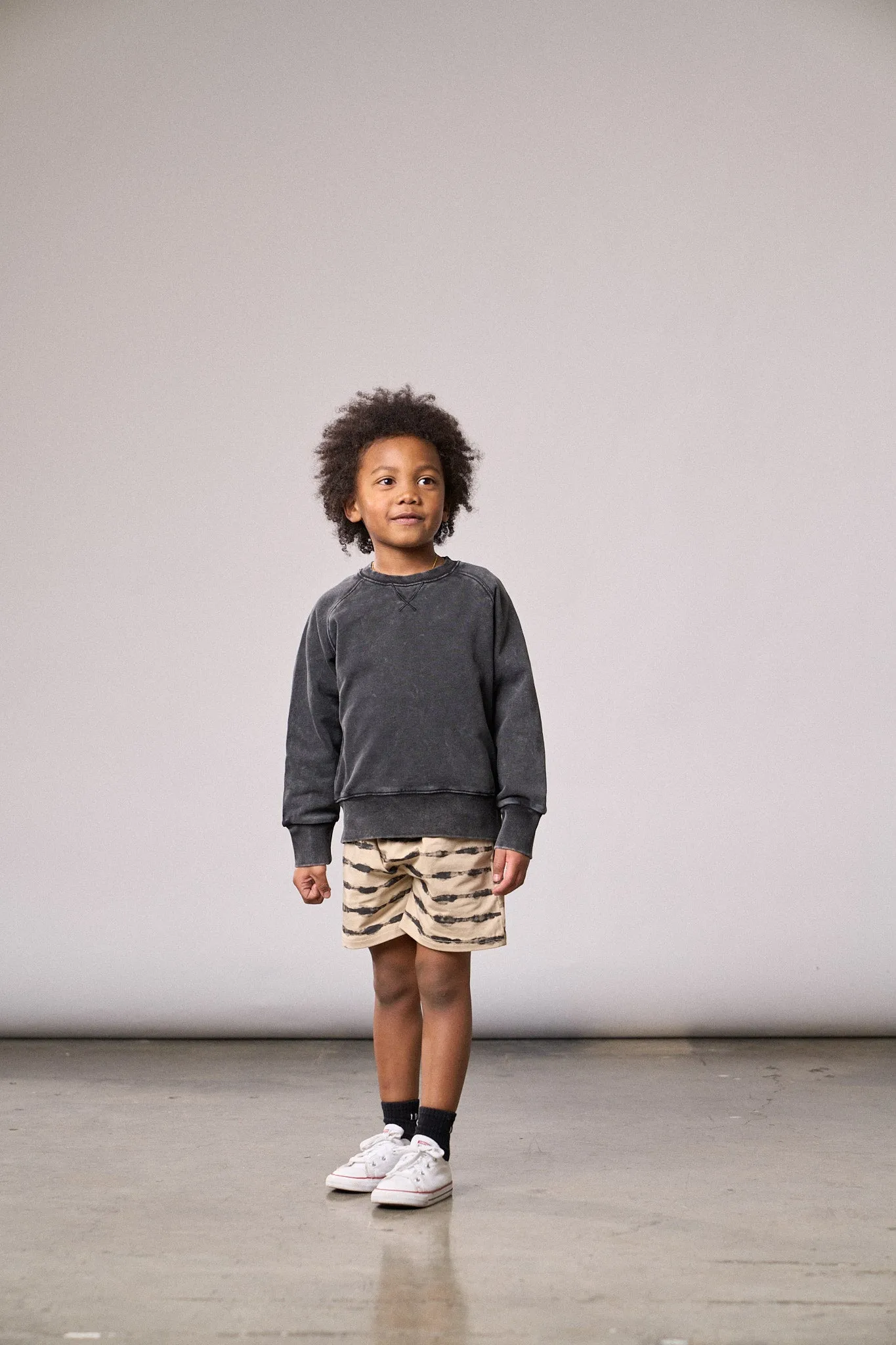Static Stripe Short,Kids