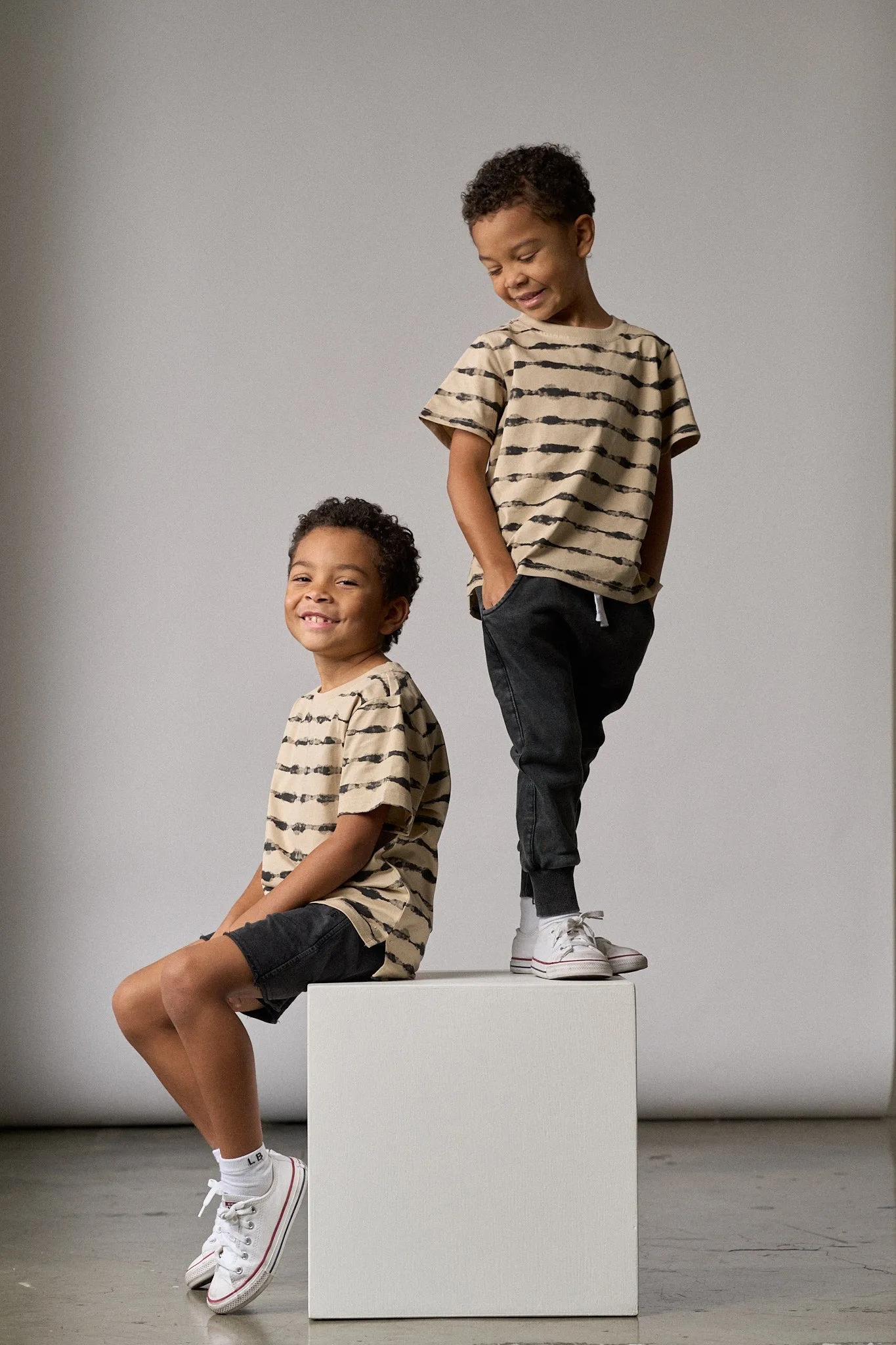 Static Stripe Tee,Kids