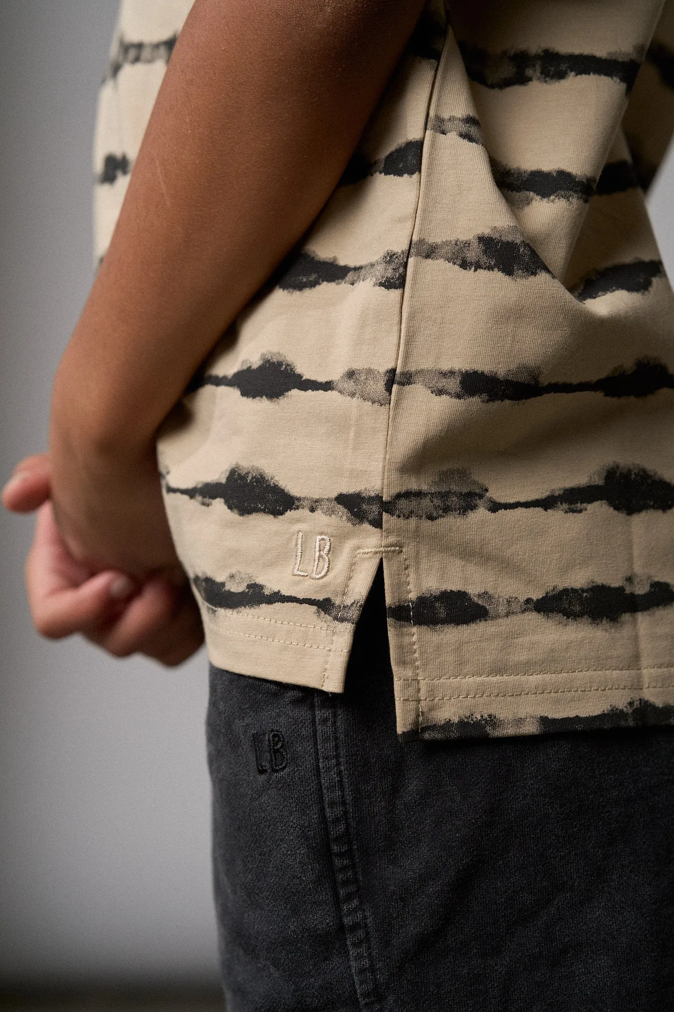 Static Stripe Tee,Kids