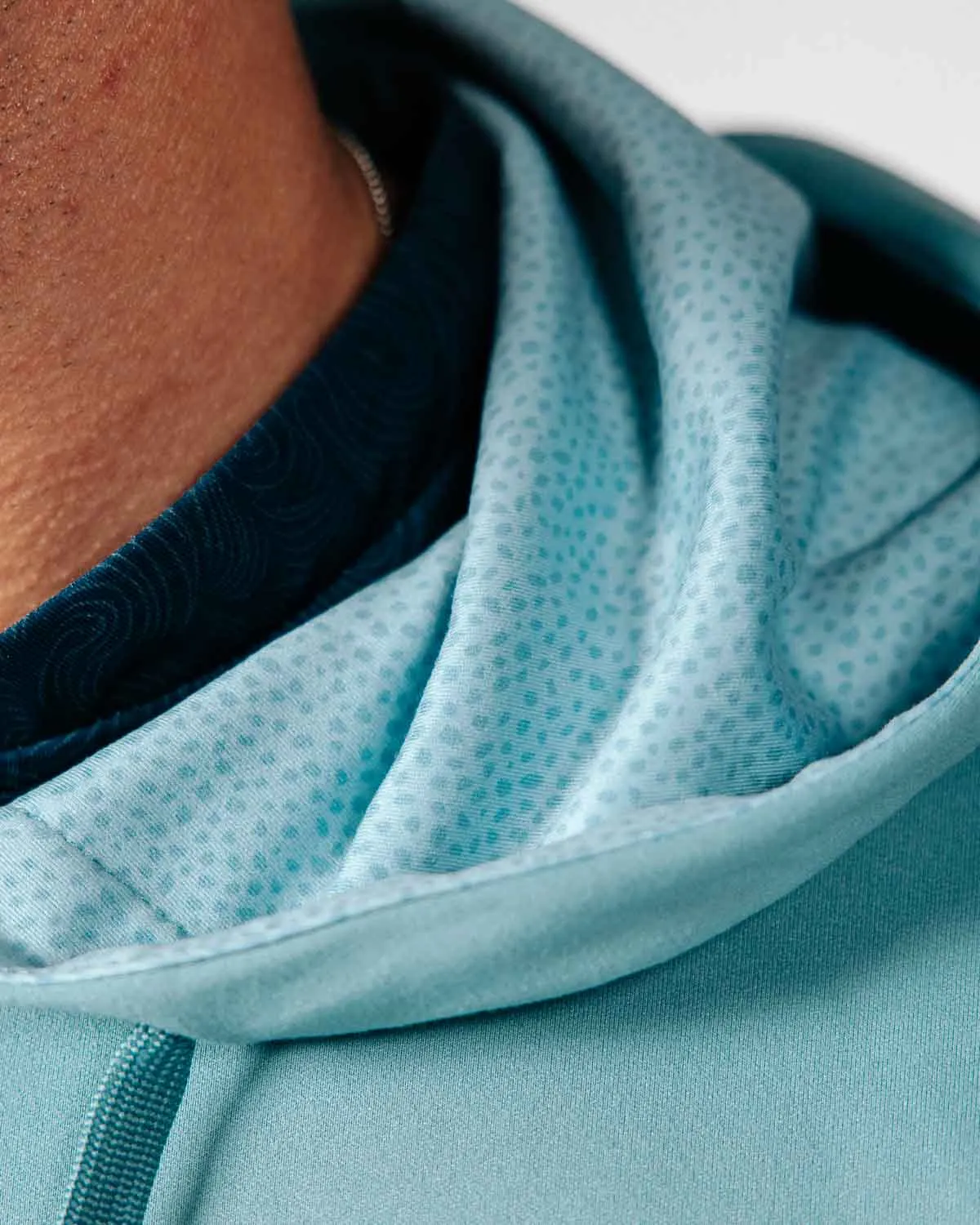 Storm Blue Pebble Golf Hoodie,Men
