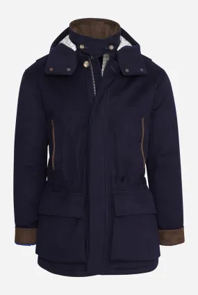 Storm System Wool Ralph Coat in Navy,Men
