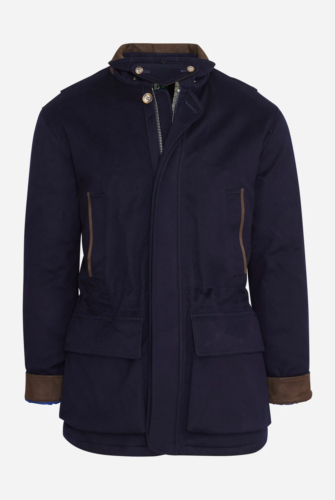 Storm System Wool Ralph Coat in Navy,Men