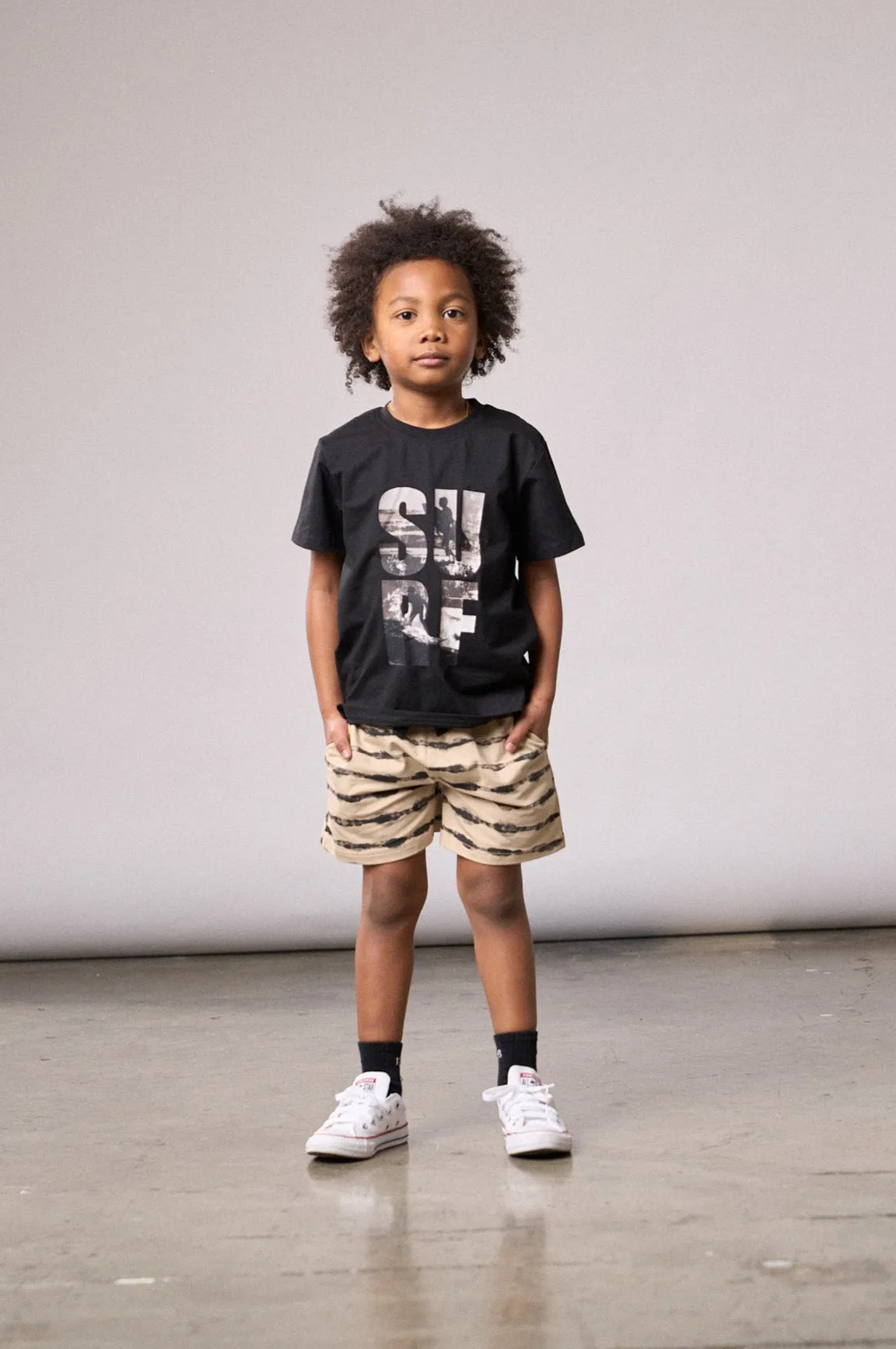 Surf Tee - Black,Kids
