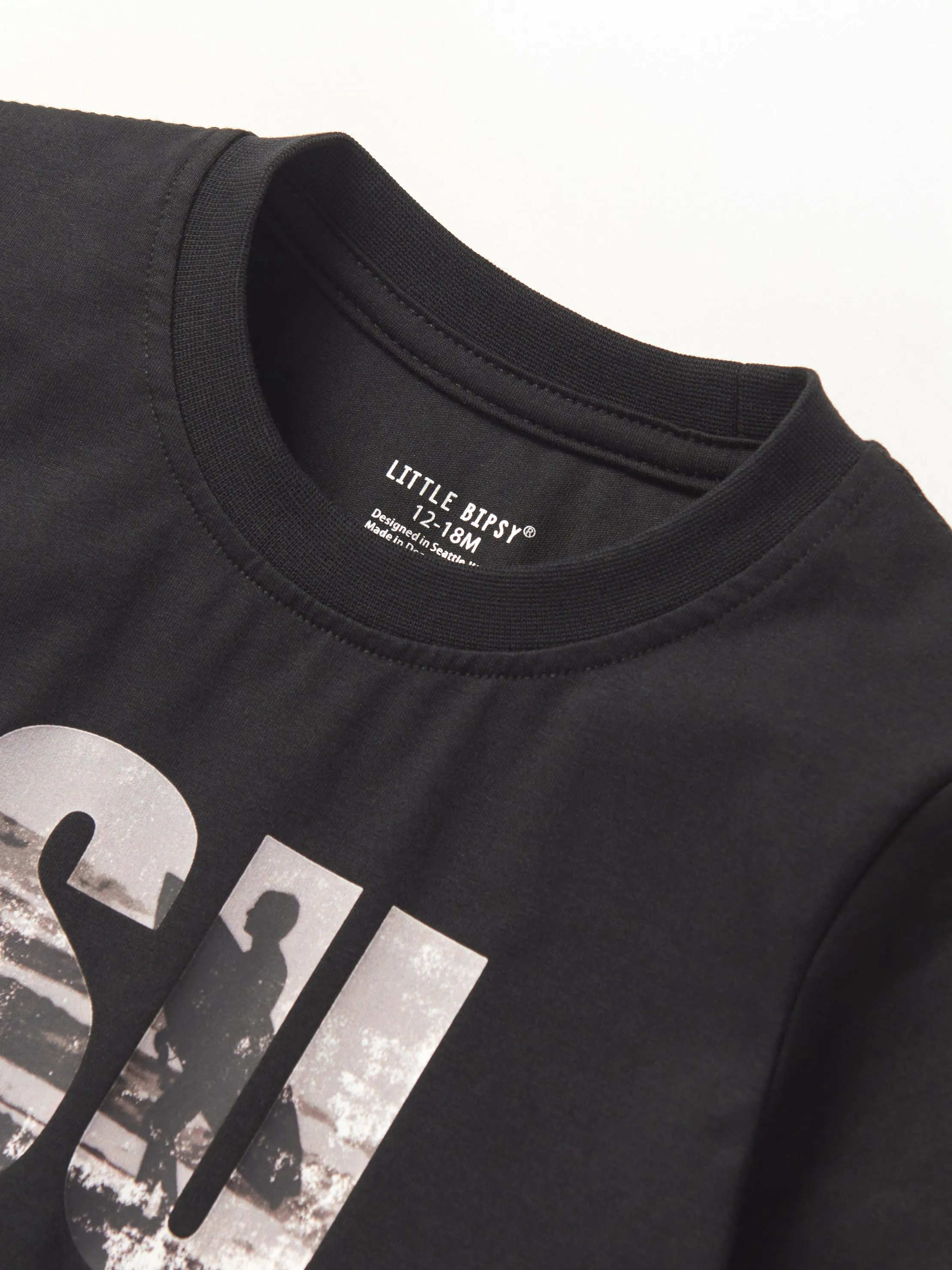 Surf Tee - Black,Kids