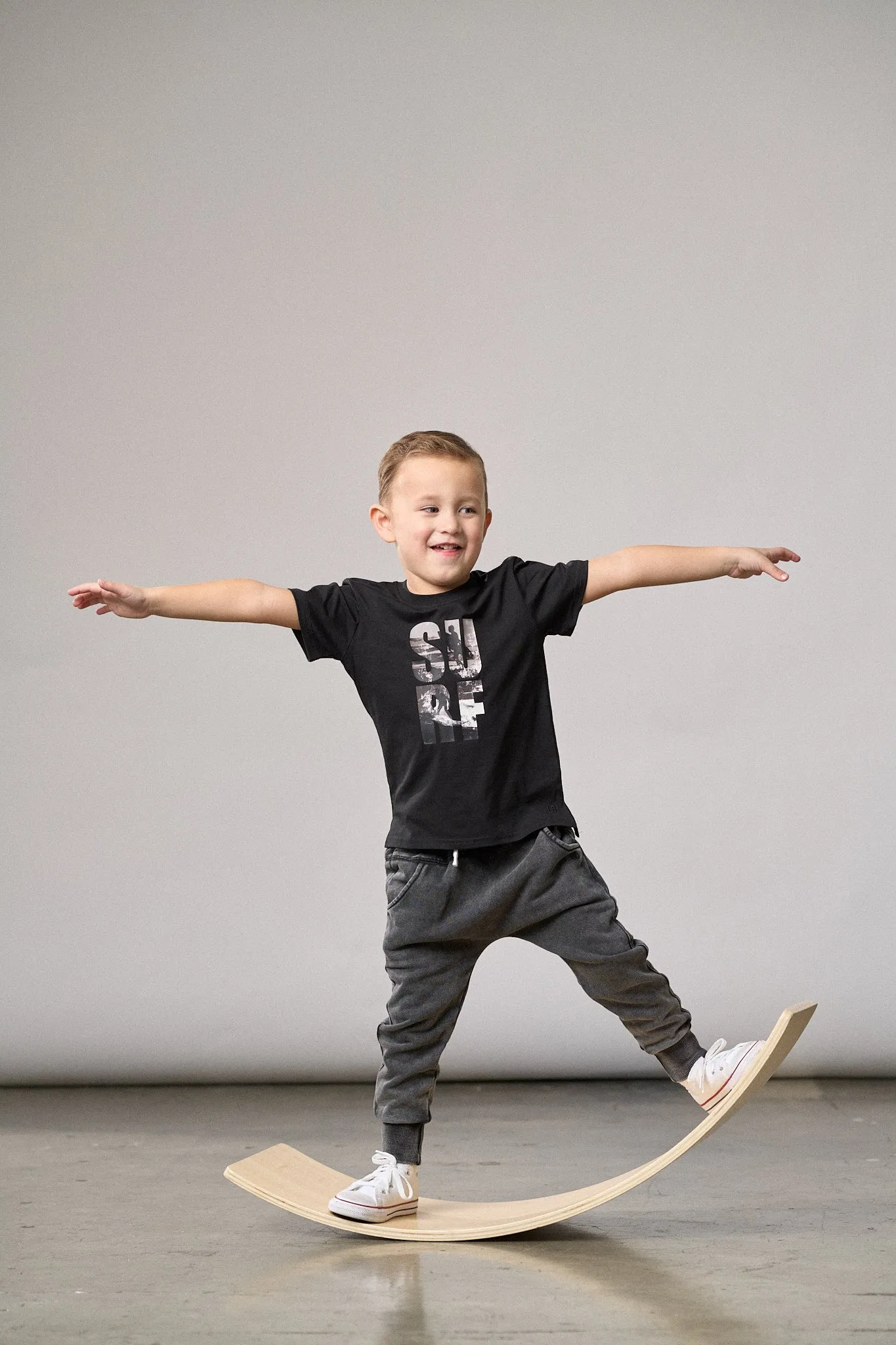 Surf Tee - Black,Kids