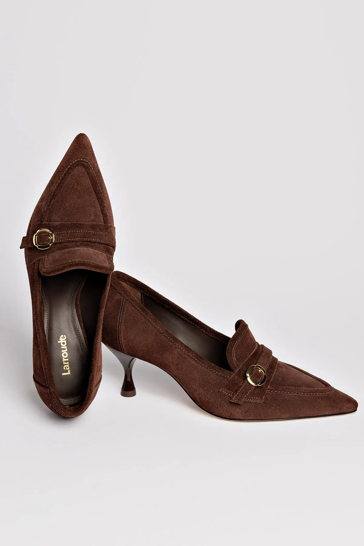 Susan Pump In Brown Suede,Women Heel