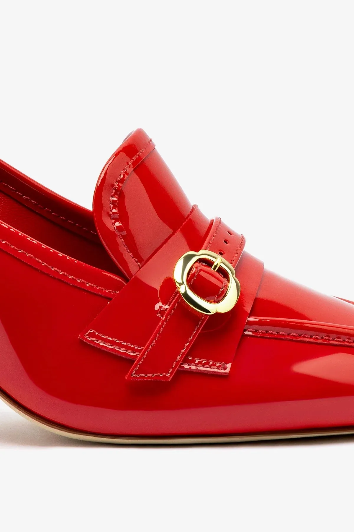 Susan Pump In Scarlet Patent Leather,Women Heel