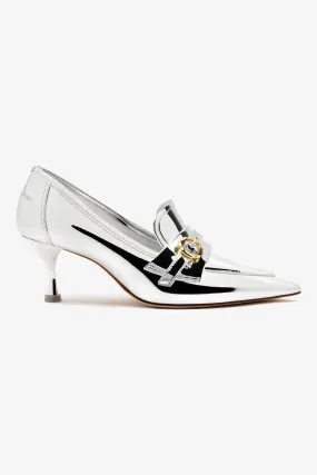 Susan Pump In Silver Specchio,Women Heel