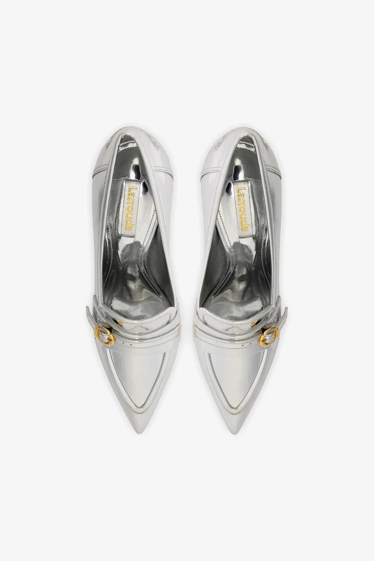 Susan Pump In Silver Specchio,Women Heel
