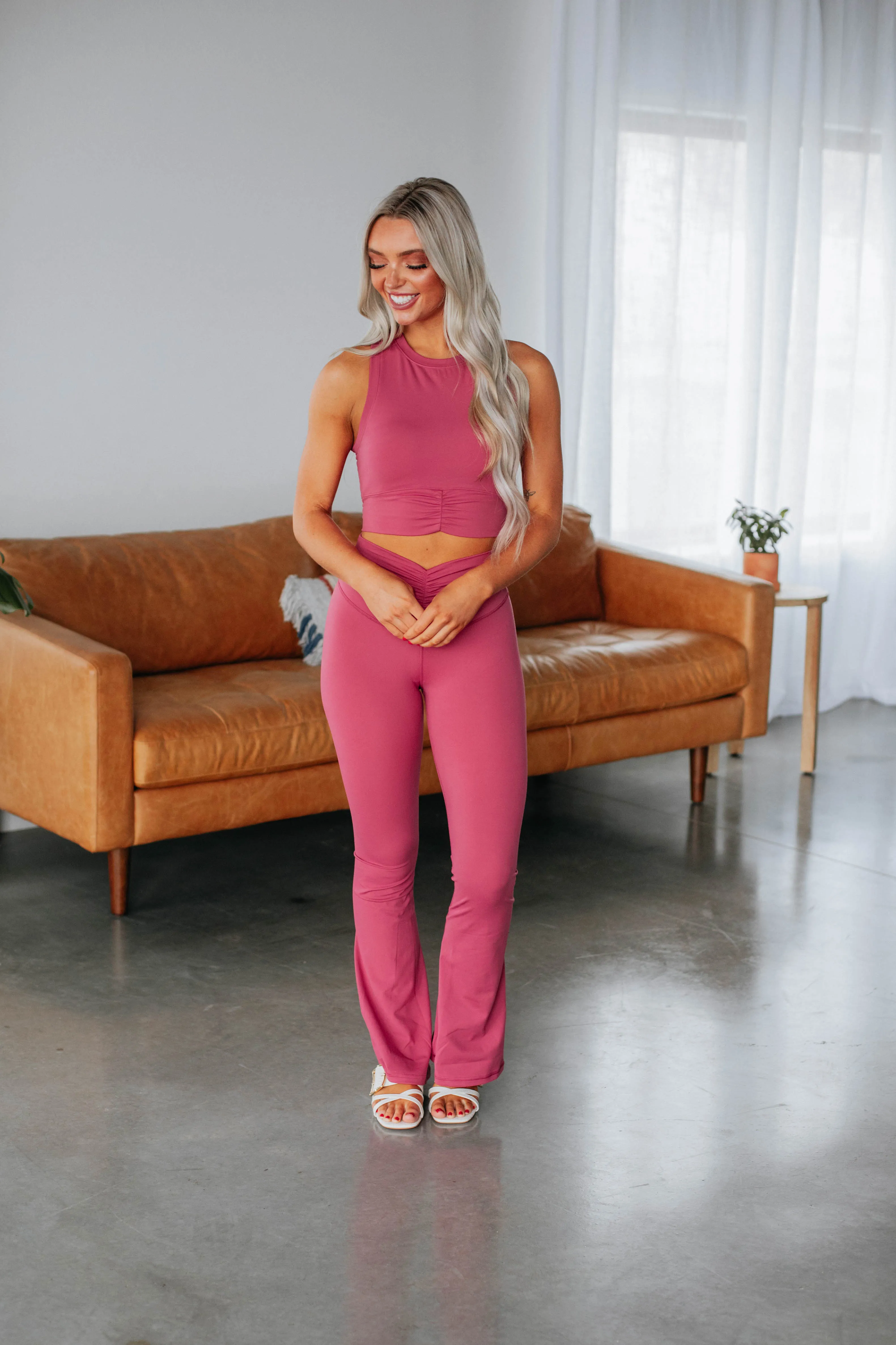 Tamryn Active Tank - Raspberry,Women Tank