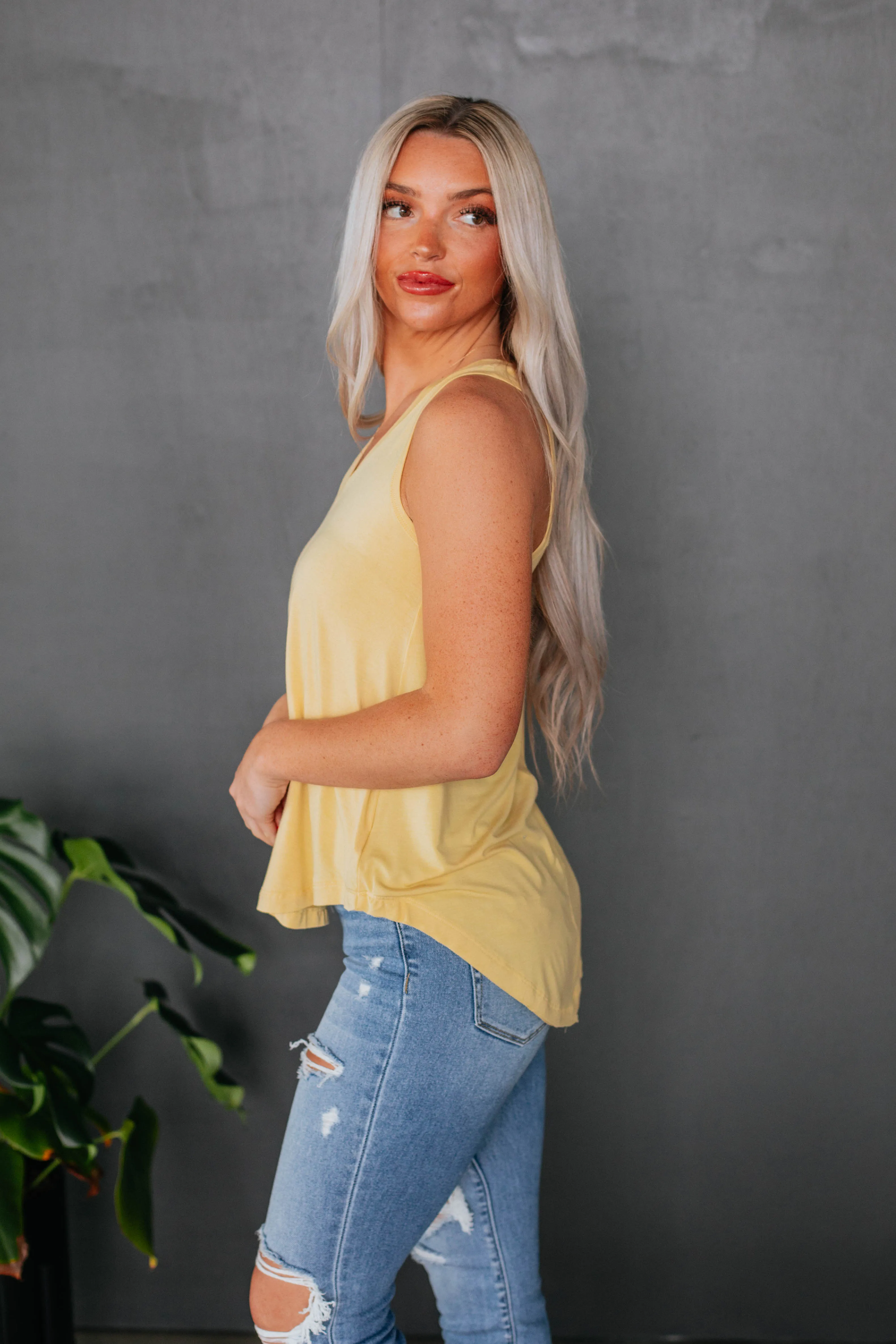 Teyana Tank - Daffodil,Women Tank