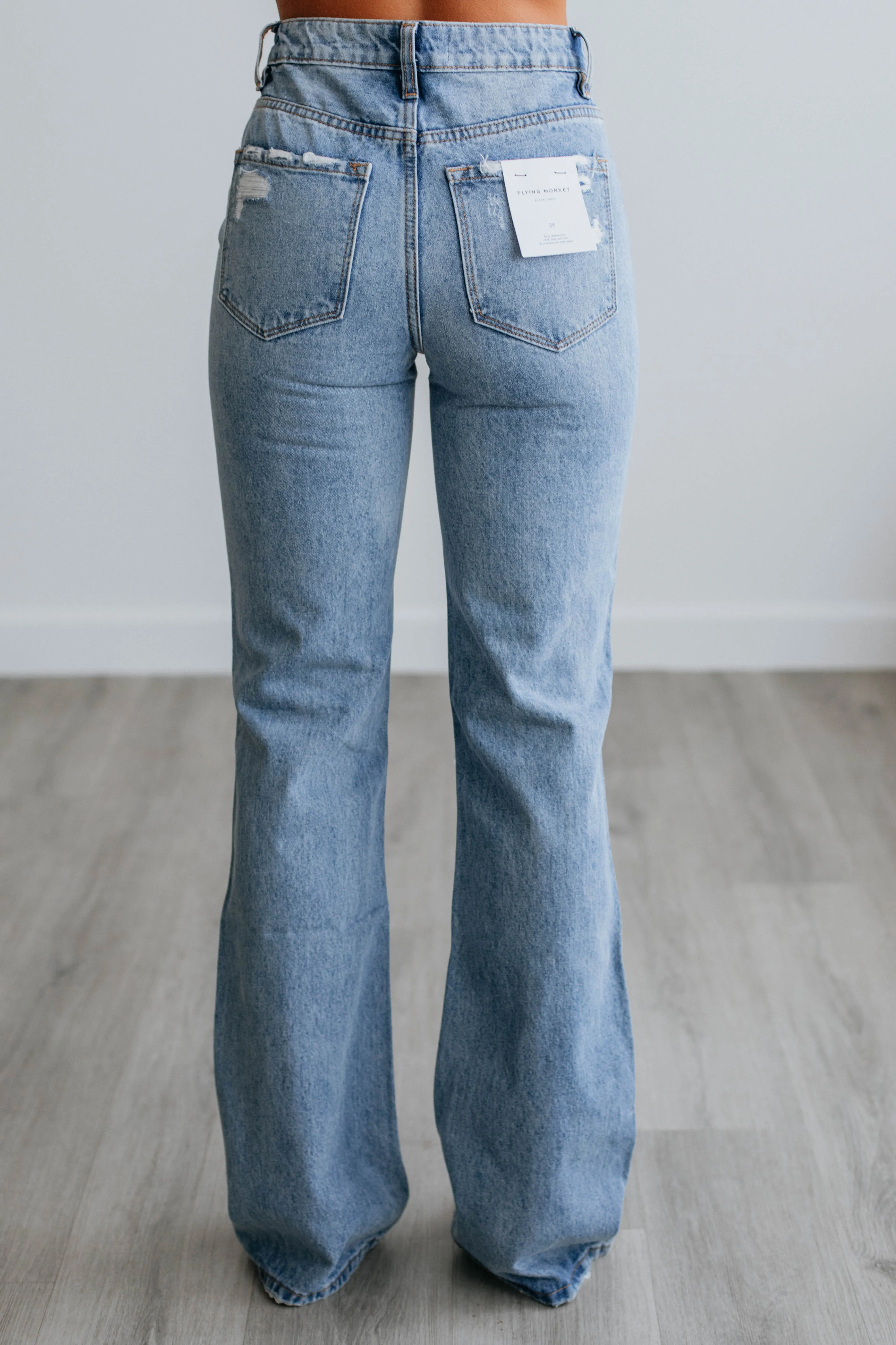 Thea Flying Monkey Jeans - Medium Wash,Jeans Women