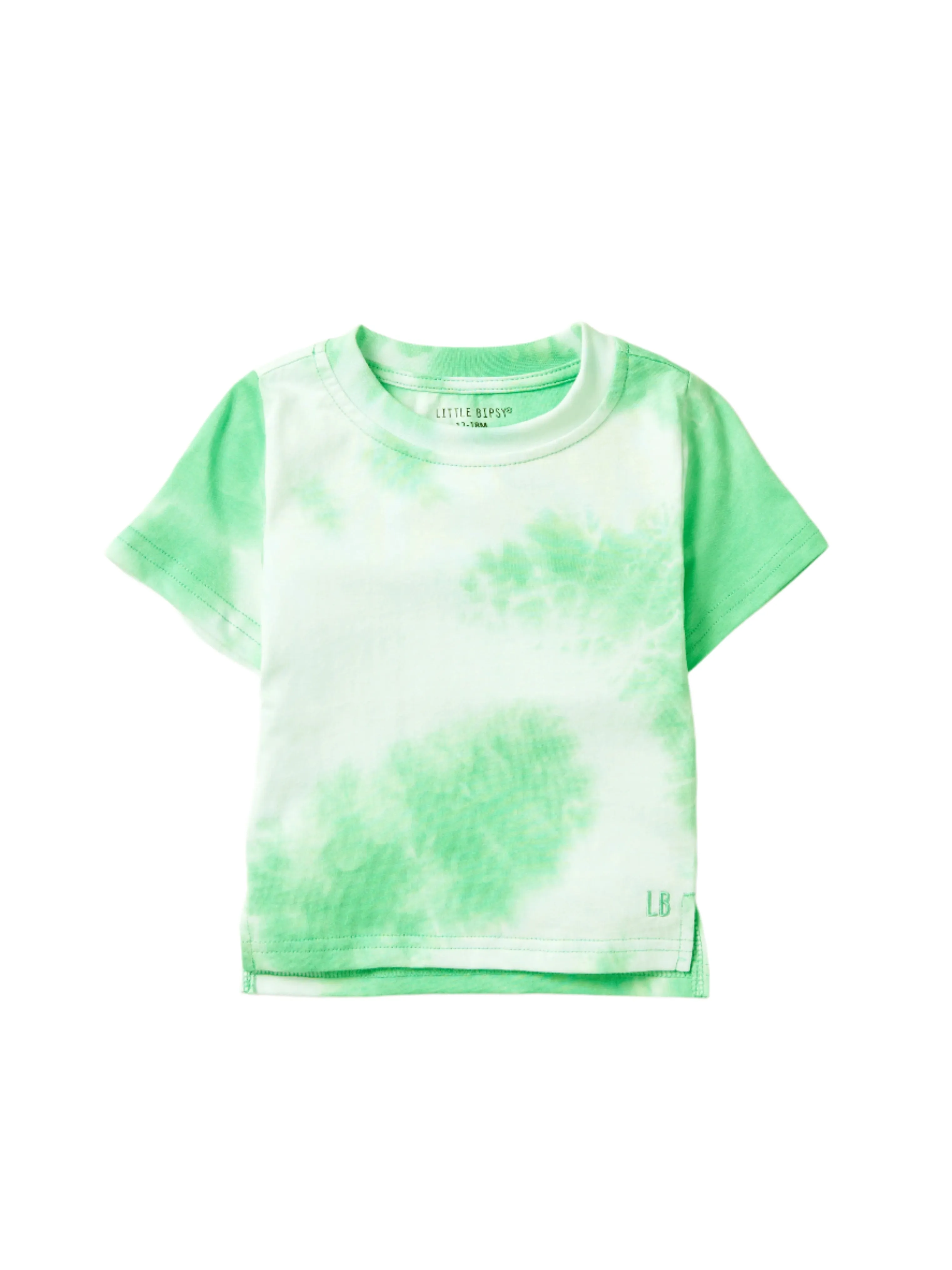 Tie Dye Tee - Green,Kids