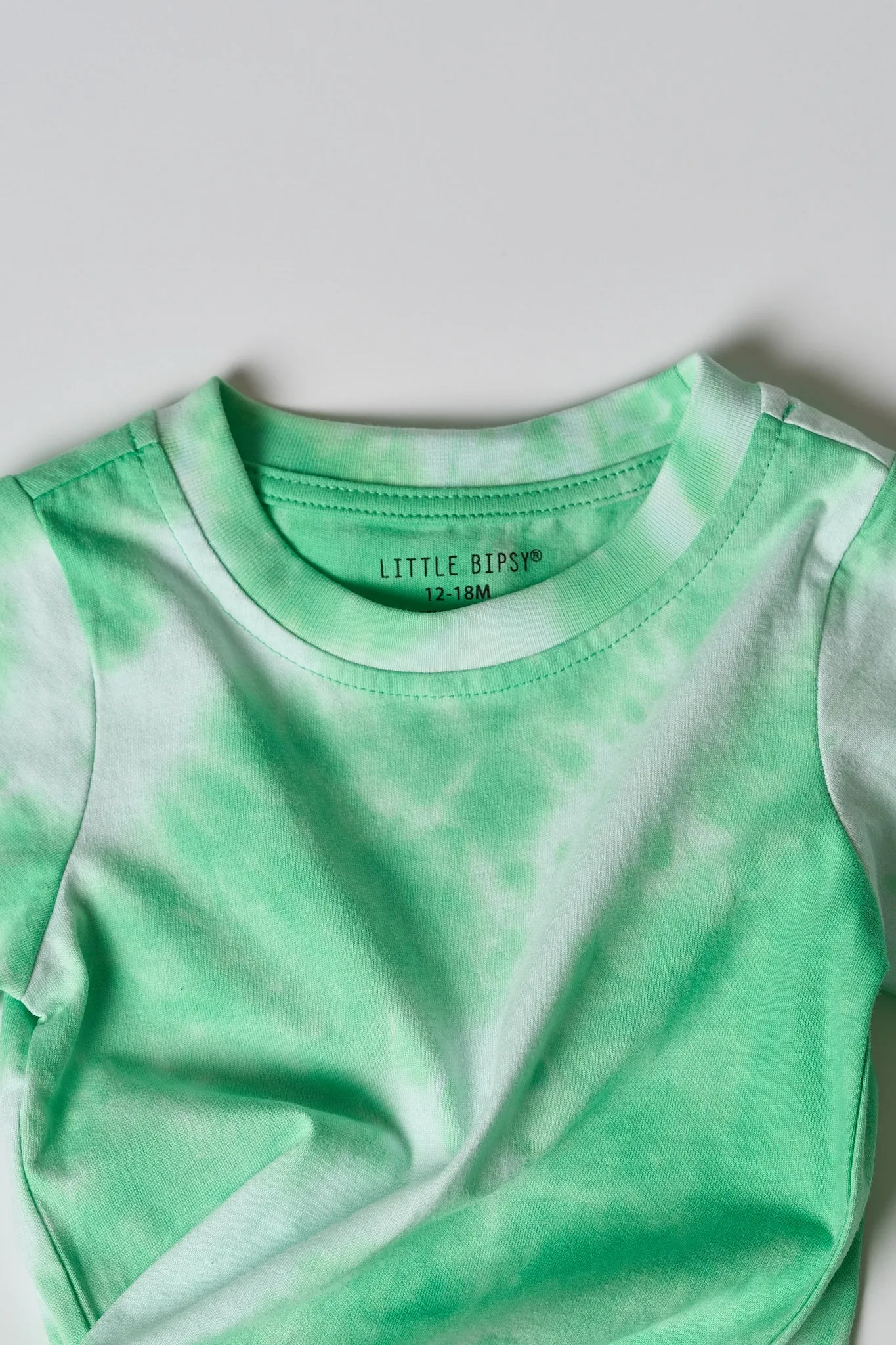 Tie Dye Tee - Green,Kids