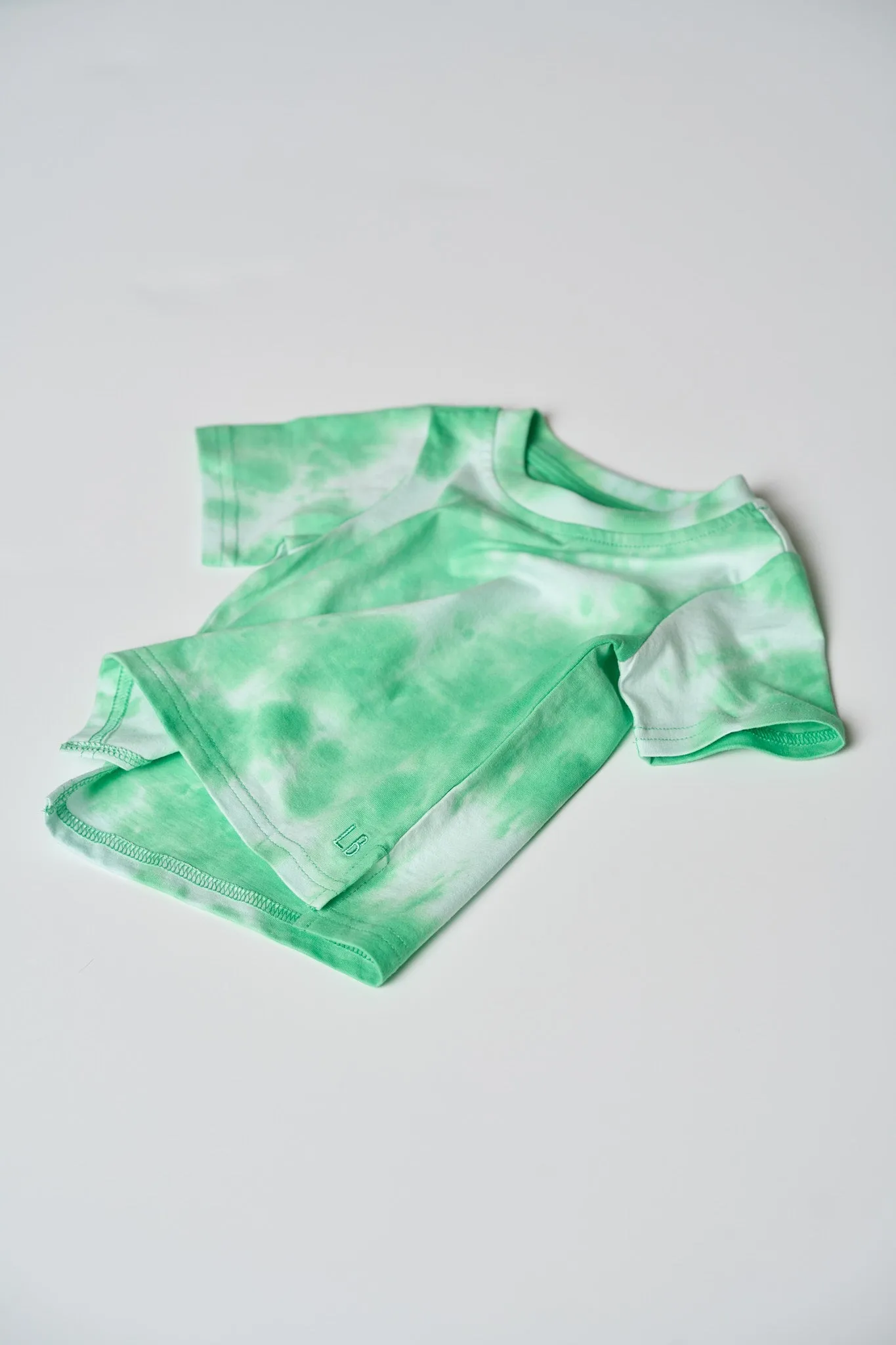 Tie Dye Tee - Green,Kids