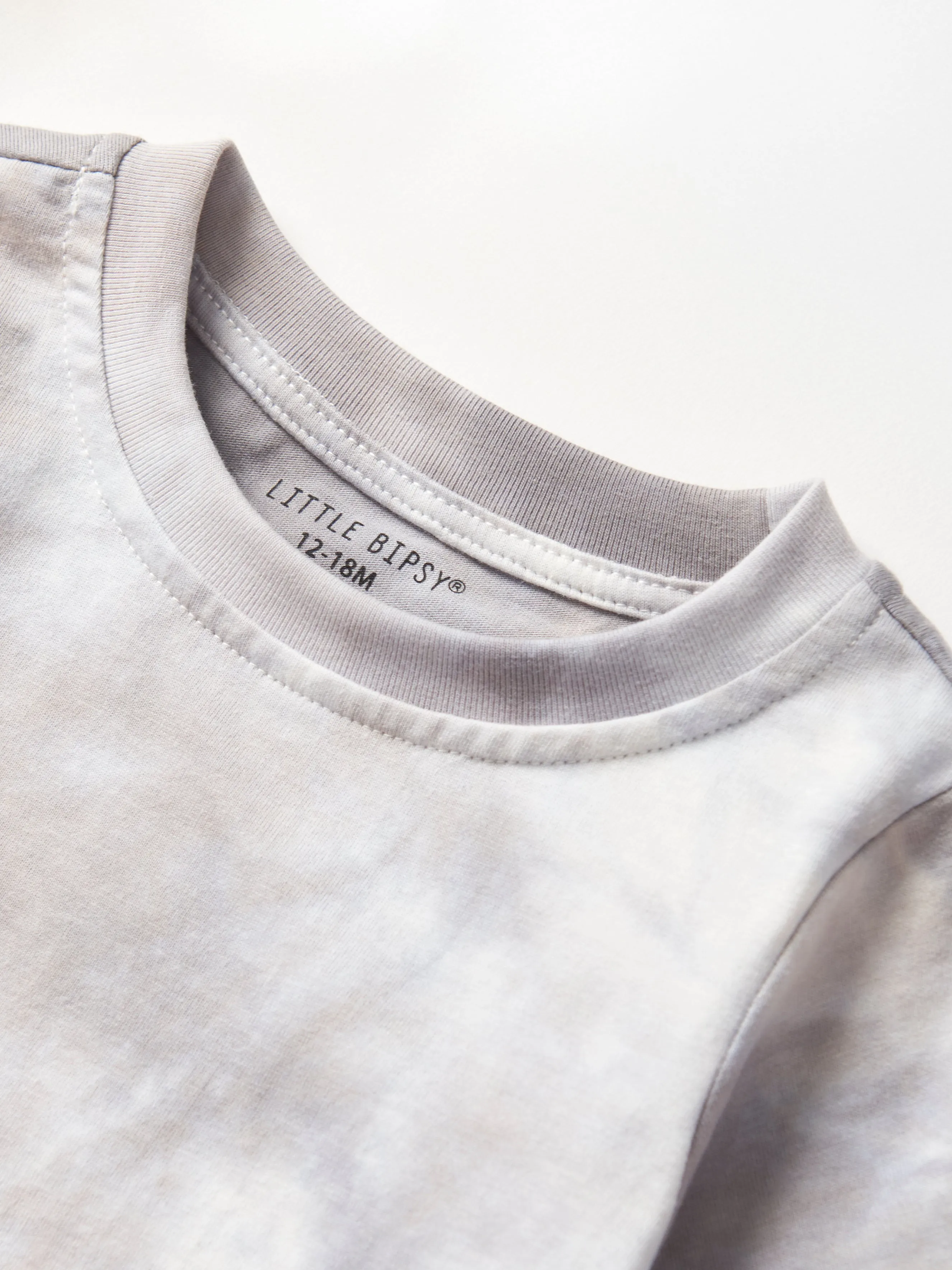 Tie Dye Tee - Grey,Kids