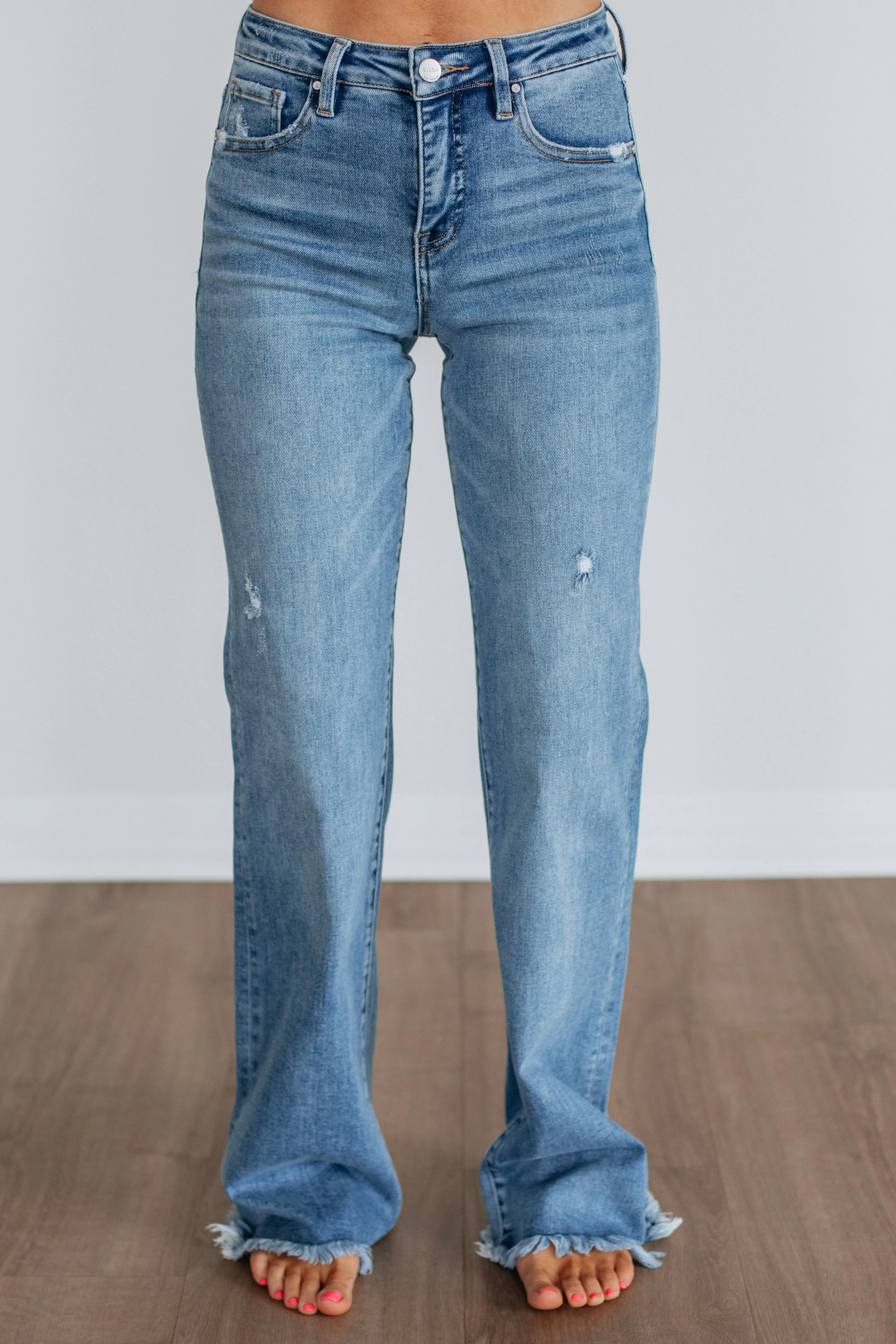 Torren Risen Jeans - Medium Wash,Jeans Women
