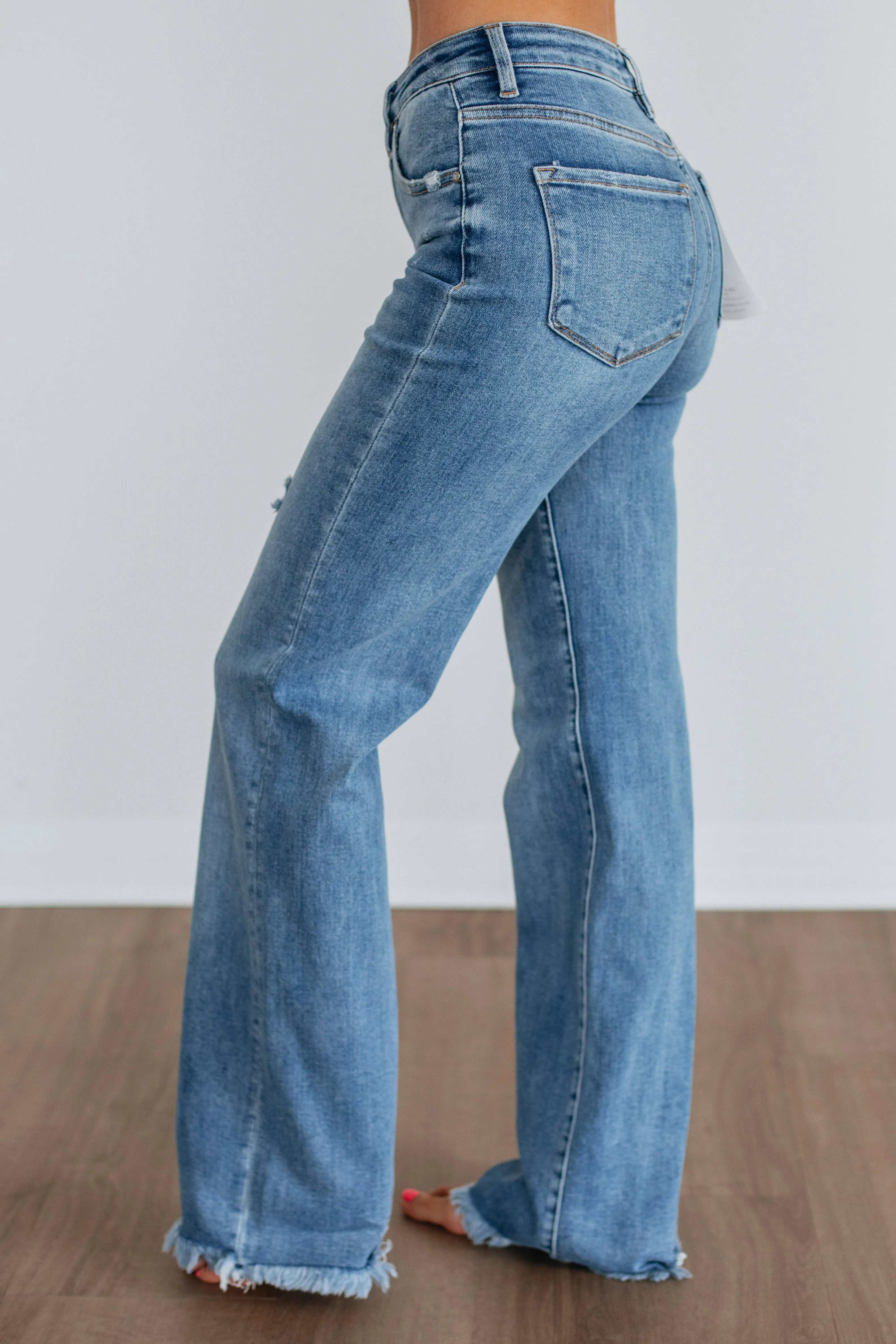 Torren Risen Jeans - Medium Wash,Jeans Women