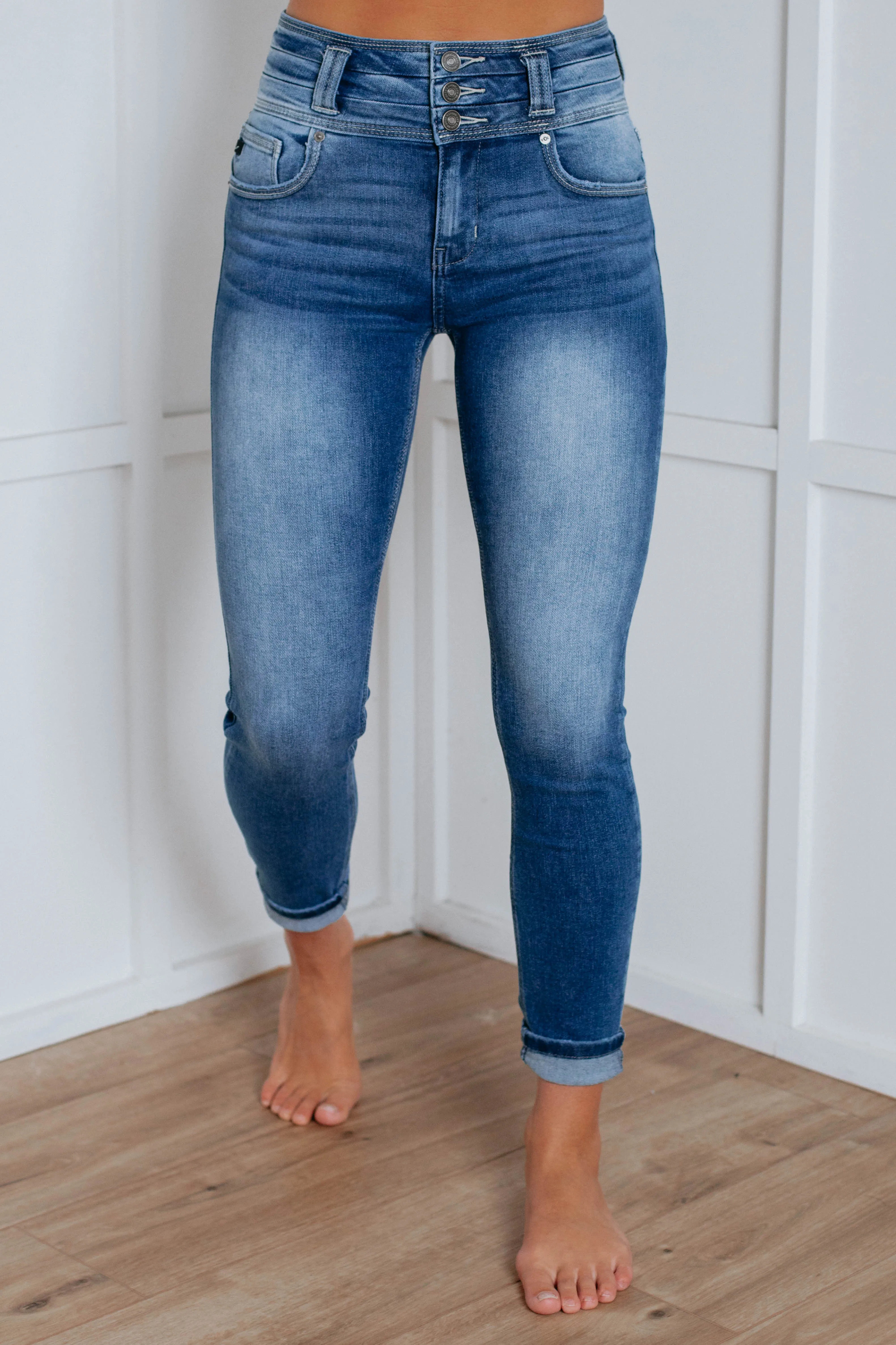 Tucker KanCan Jeans - Medium Wash,Jeans Women