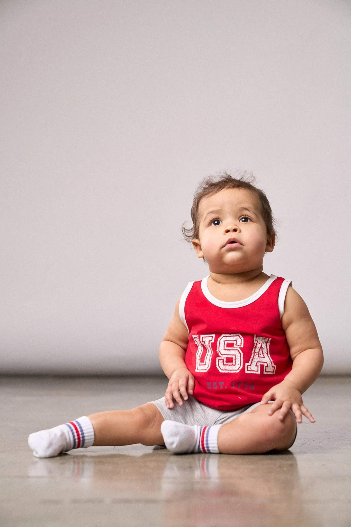 USA Tank - Red,Kids