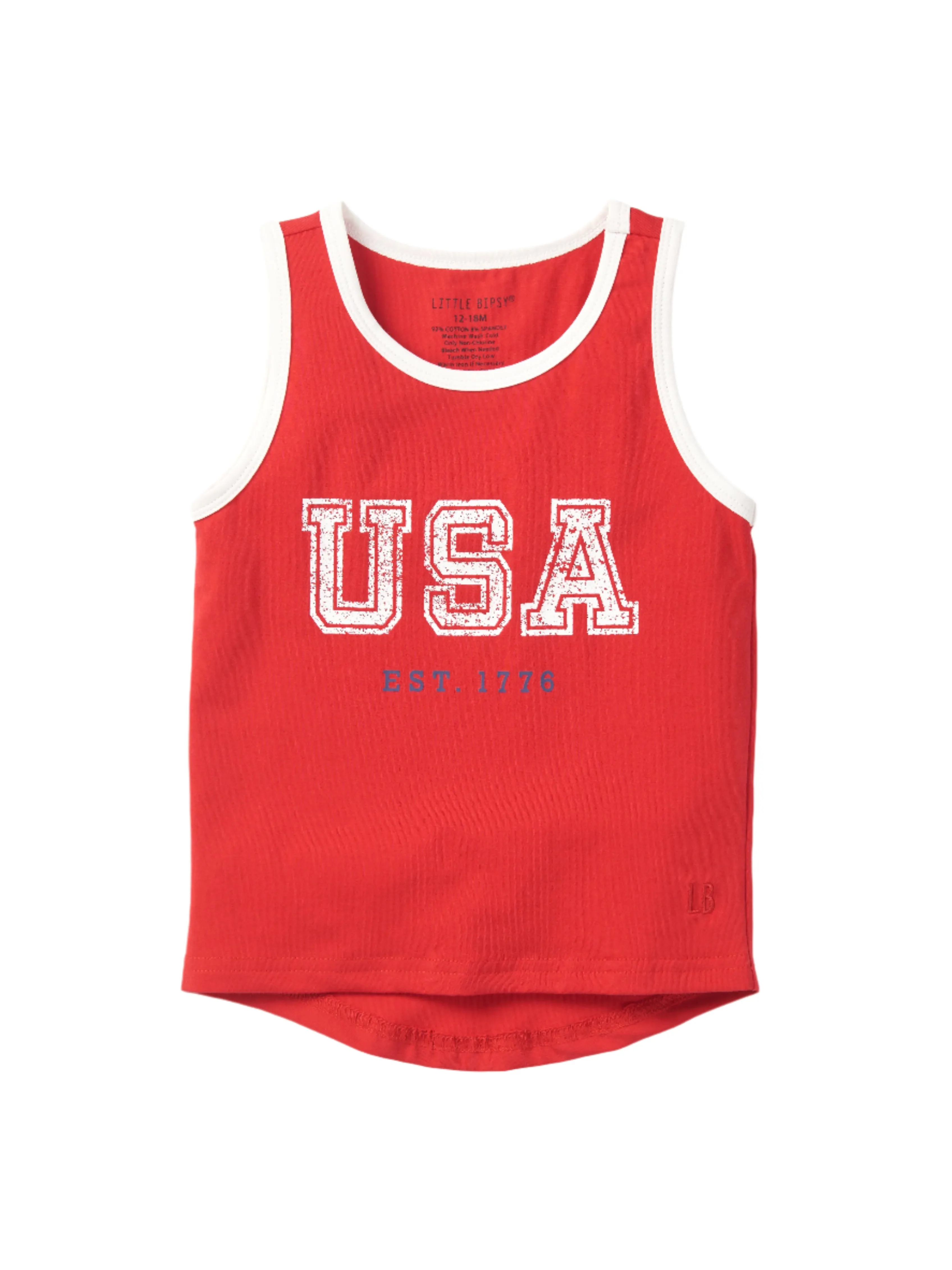 USA Tank - Red,Kids