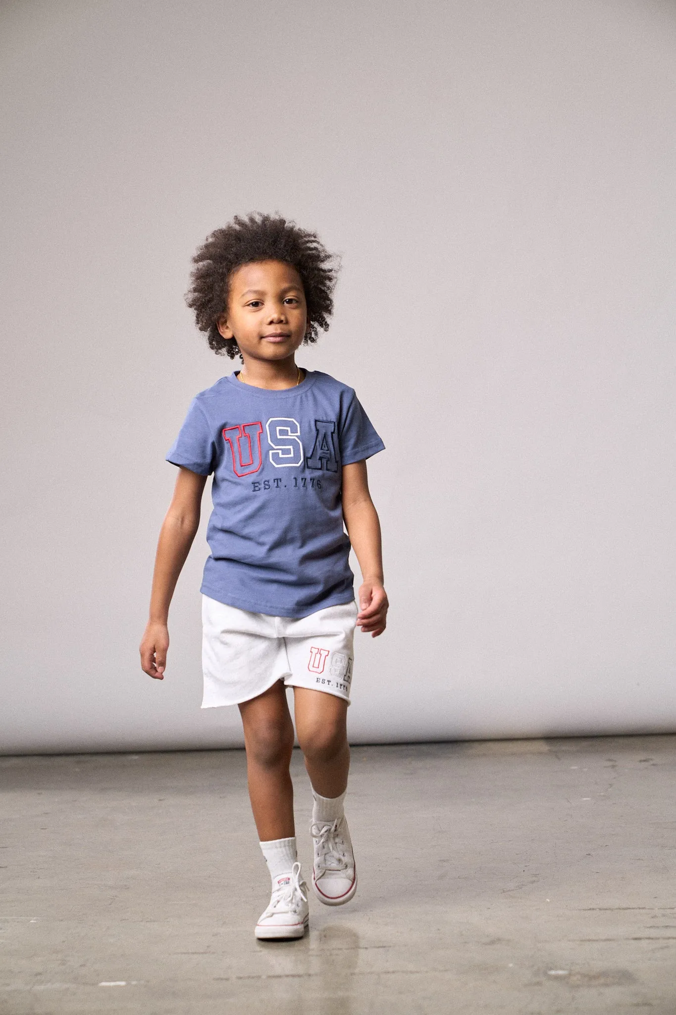 USA Tee - Navy,Kids